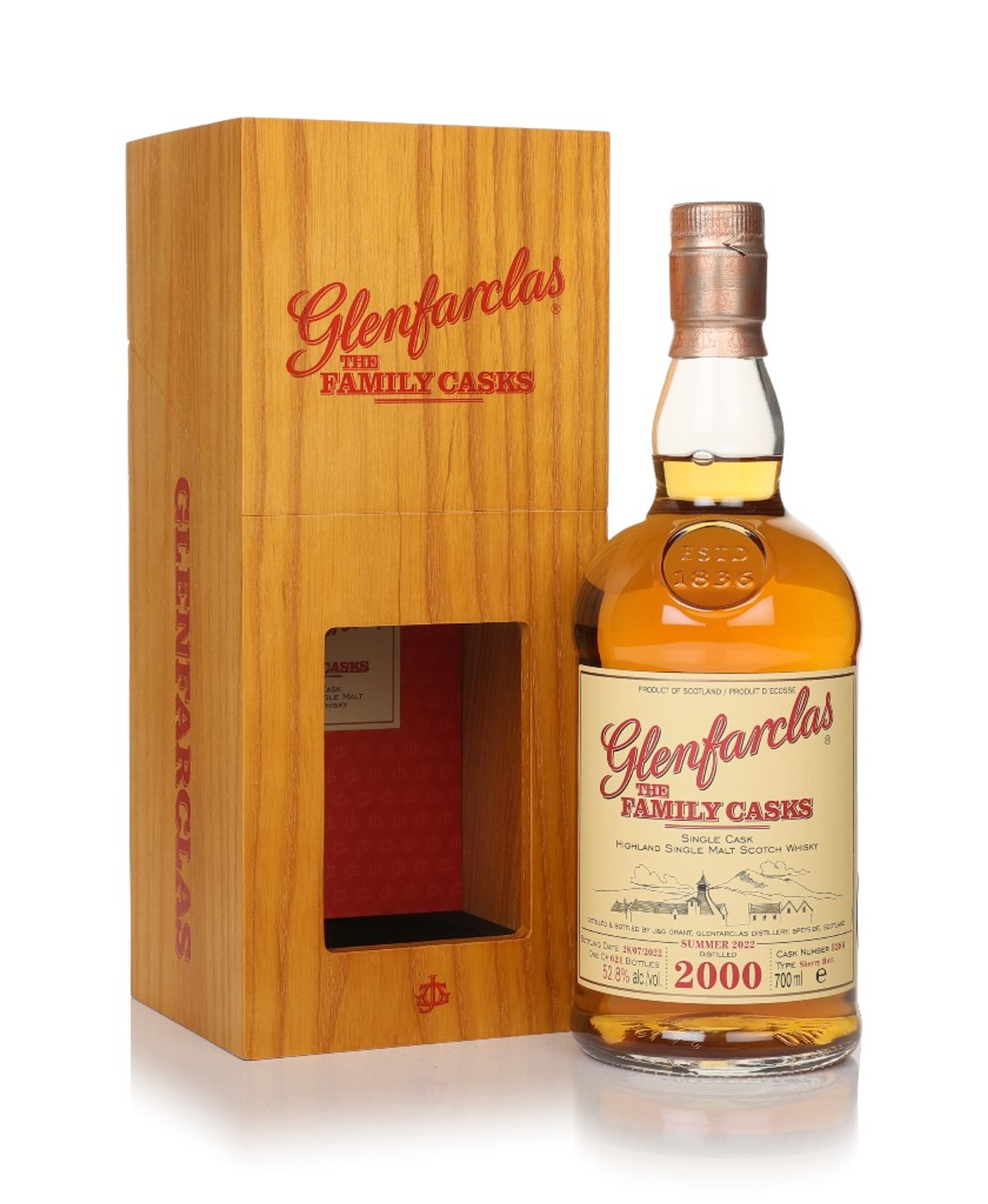 Glenfarclas 2000 (cask 3286) - Family Cask Summer 2022 Release 70cl