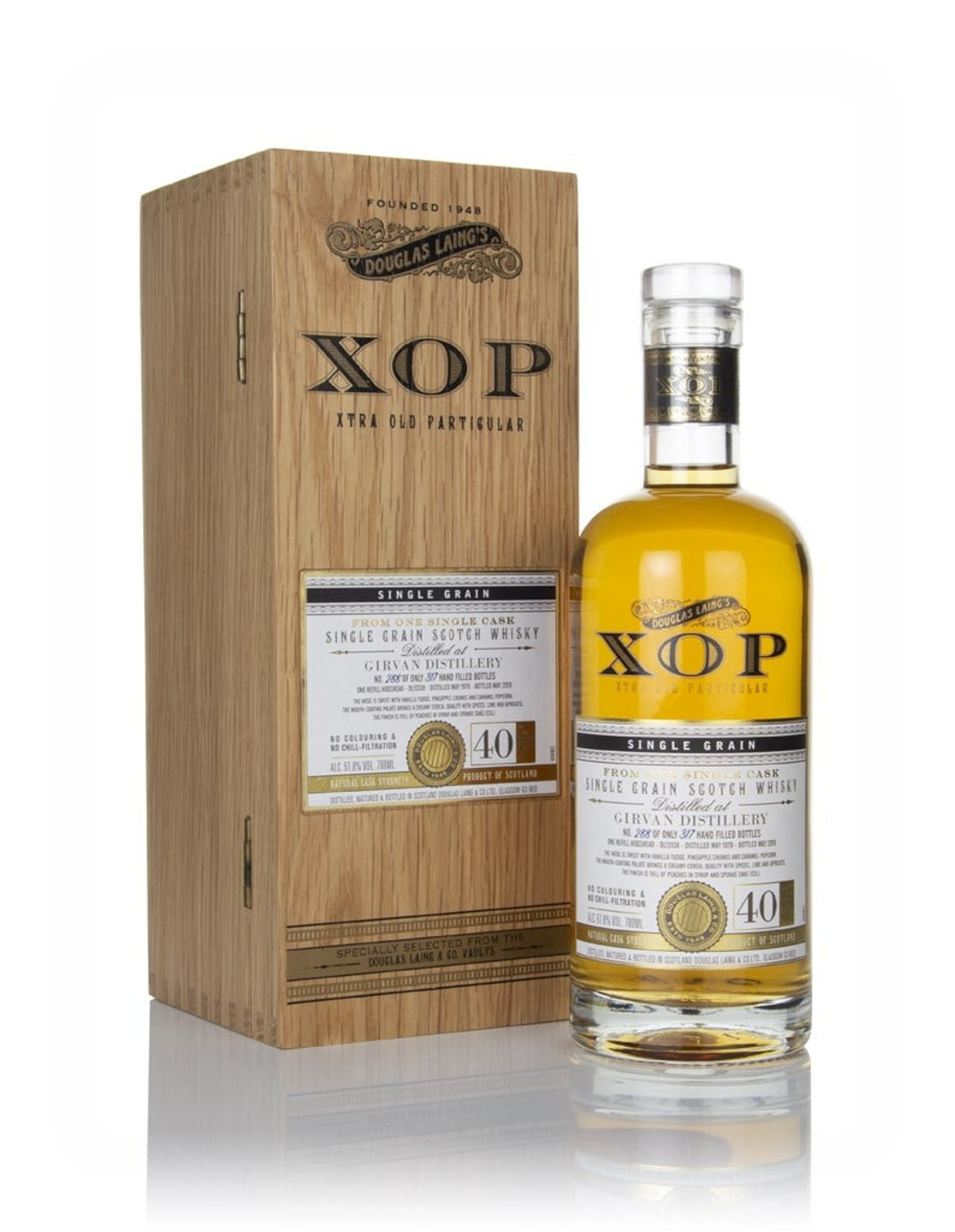 Girvan 40 Year Old 1979 (cask 13338) - Xtra Old Particular (Douglas Laing) 70cl