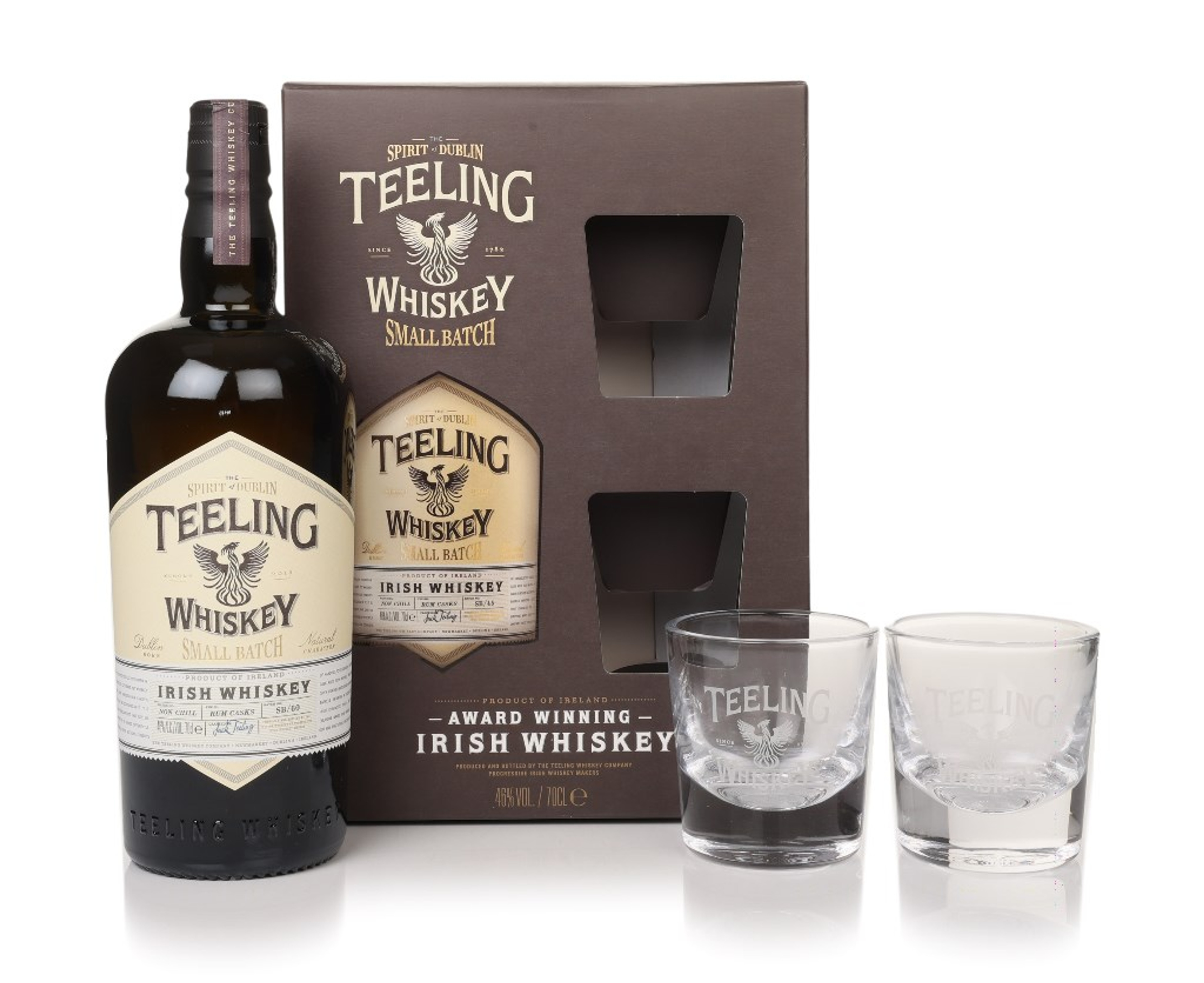 Teeling Small Batch Gift Set with 2x Glasses 70cl