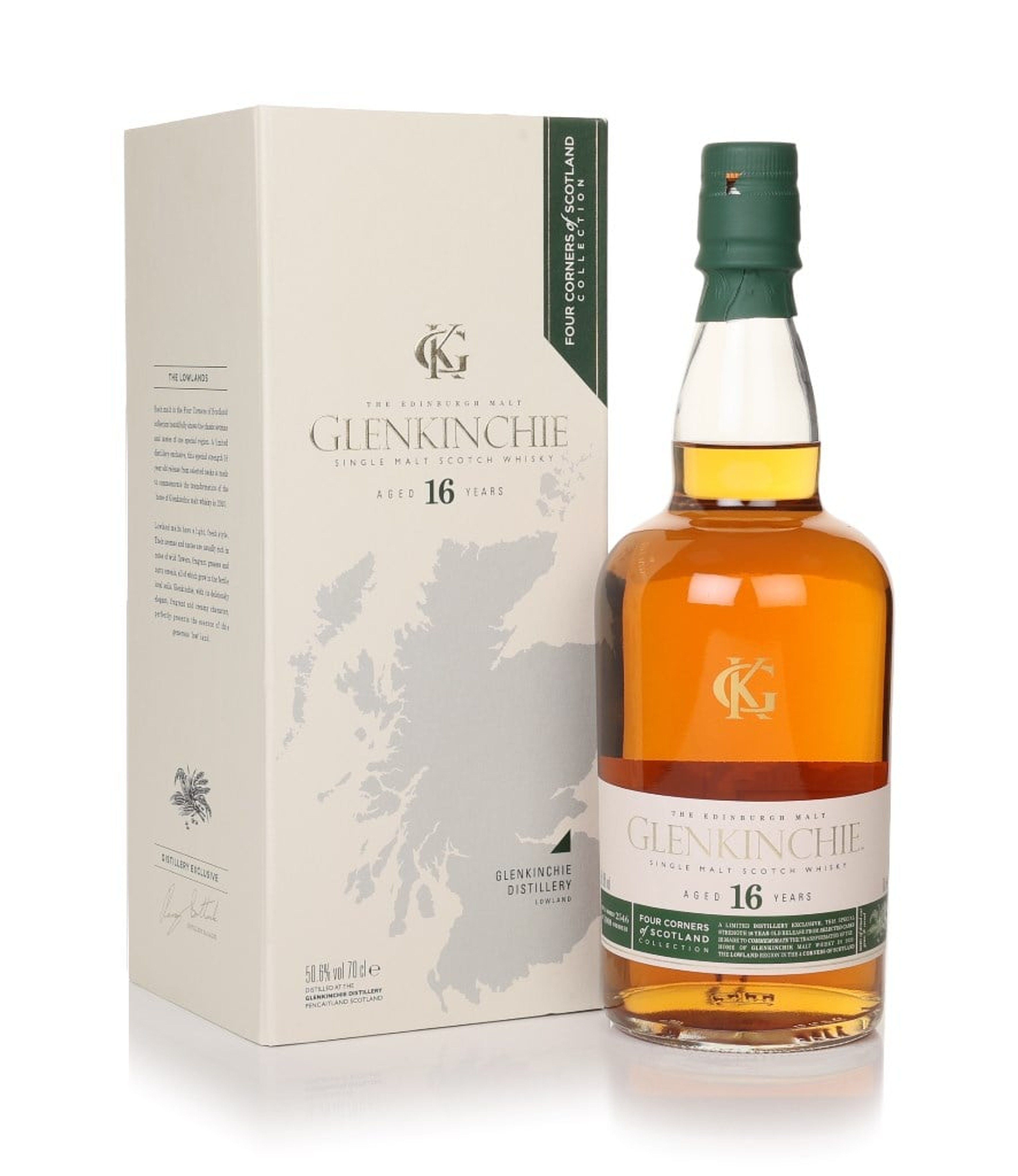Glenkinchie 16 Year Old - Four Corners of Scotland Collection 70cl