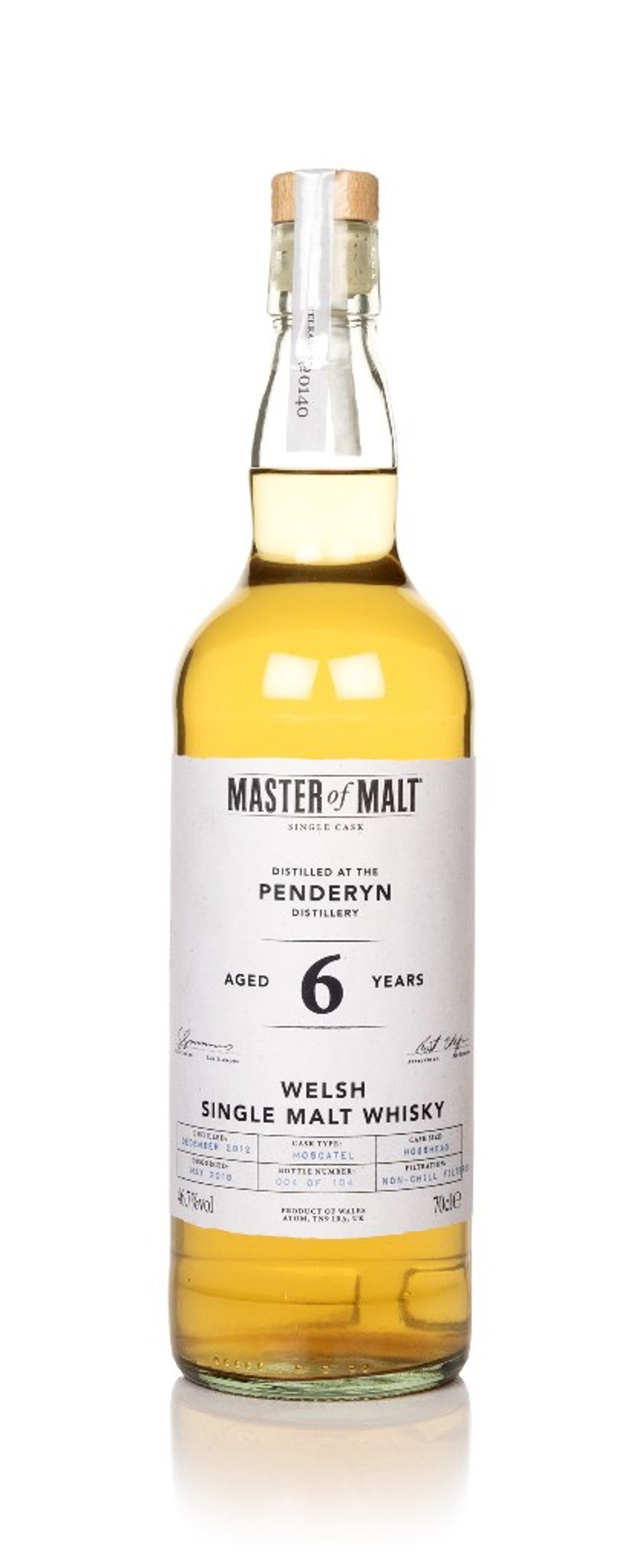 Penderyn 6 Year Old 2012 Single Cask (Master of Malt) 70cl
