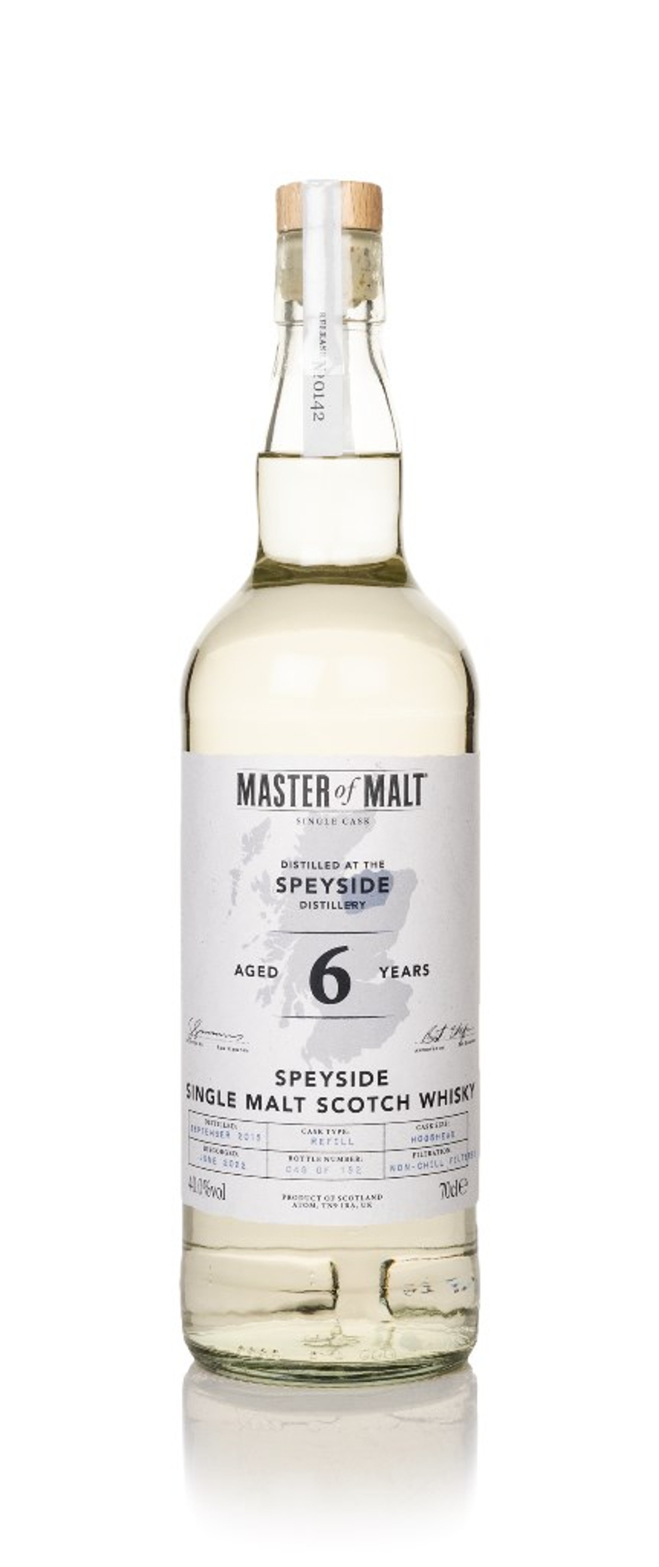 Speyside 6 Year Old 2015 Single Cask (Master of Malt) 70cl