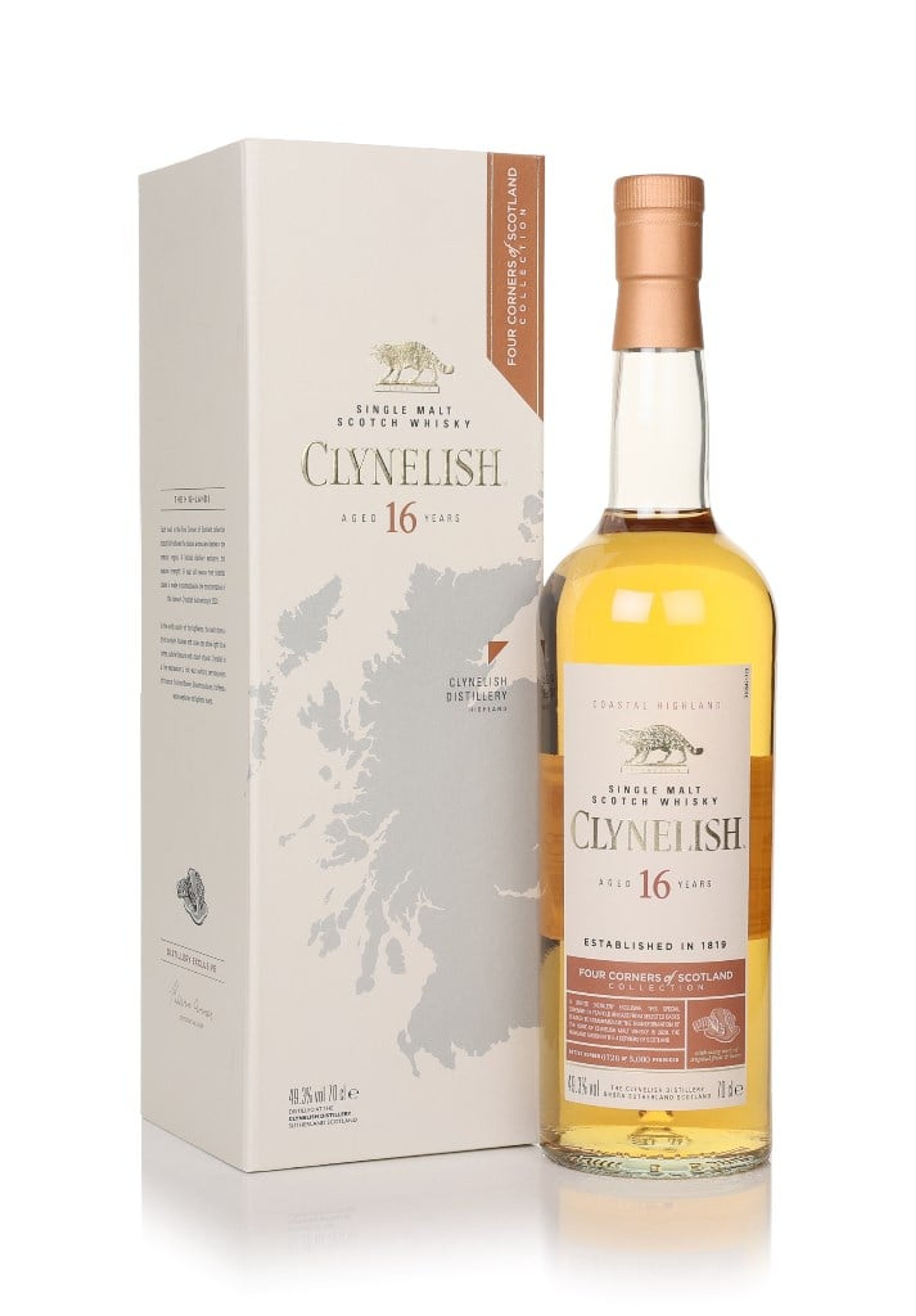 Clynelish 16 Year Old - Four Corners of Scotland Collection 70cl