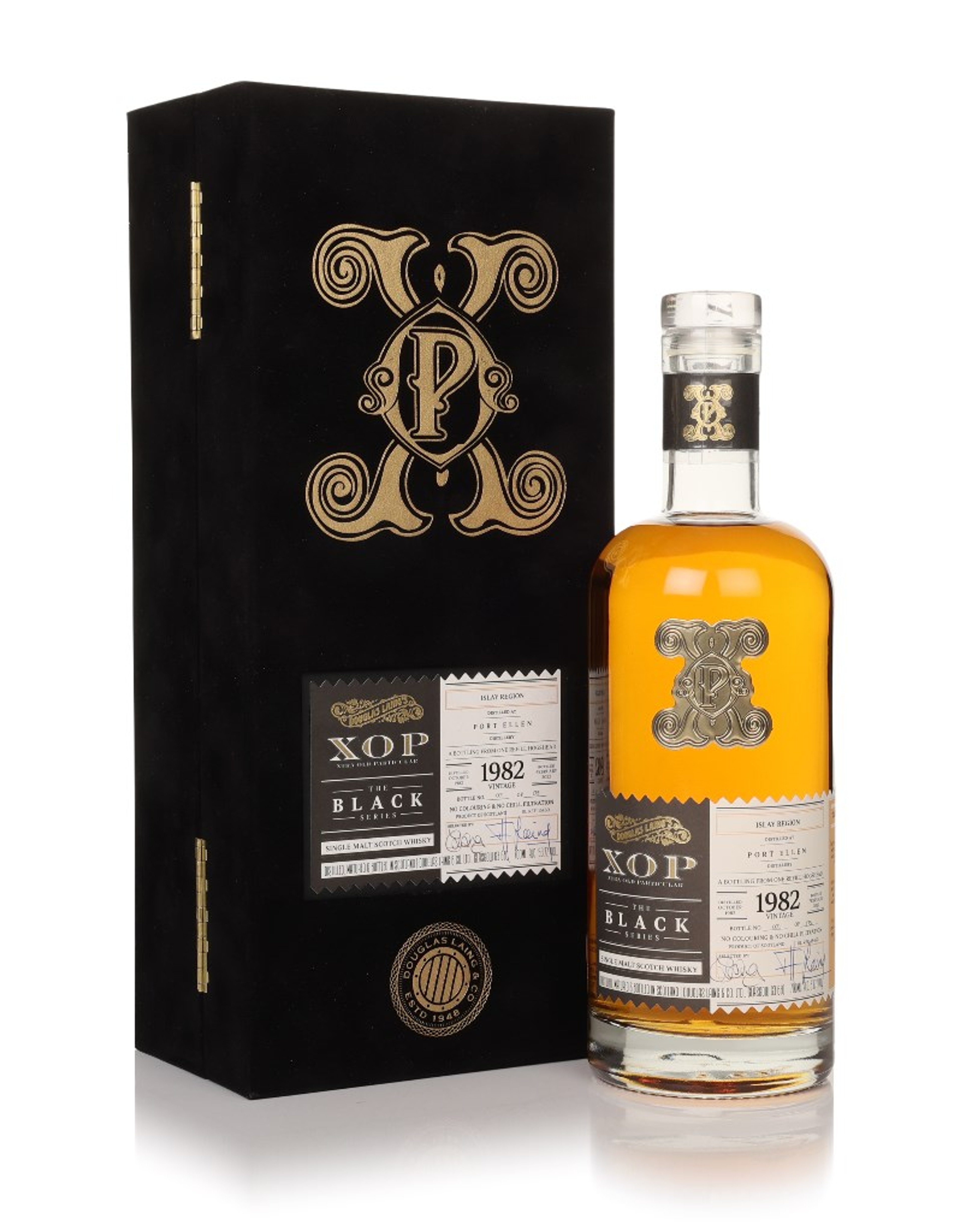 Port Ellen 39 Year Old 1982 - Xtra Old Particular The Black Series (Douglas Laing) 70cl