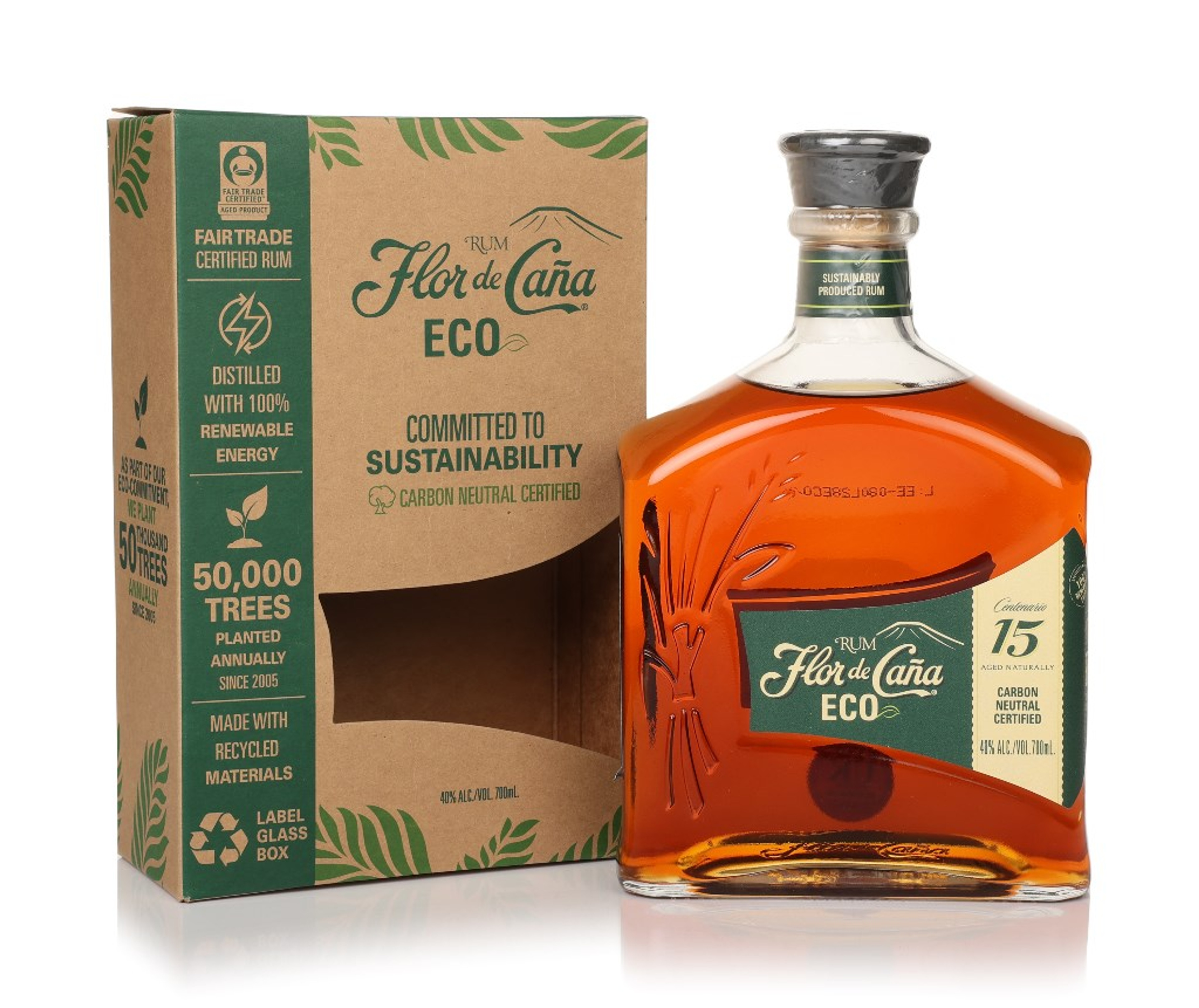 Flor de Caña 15 Eco 70cl
