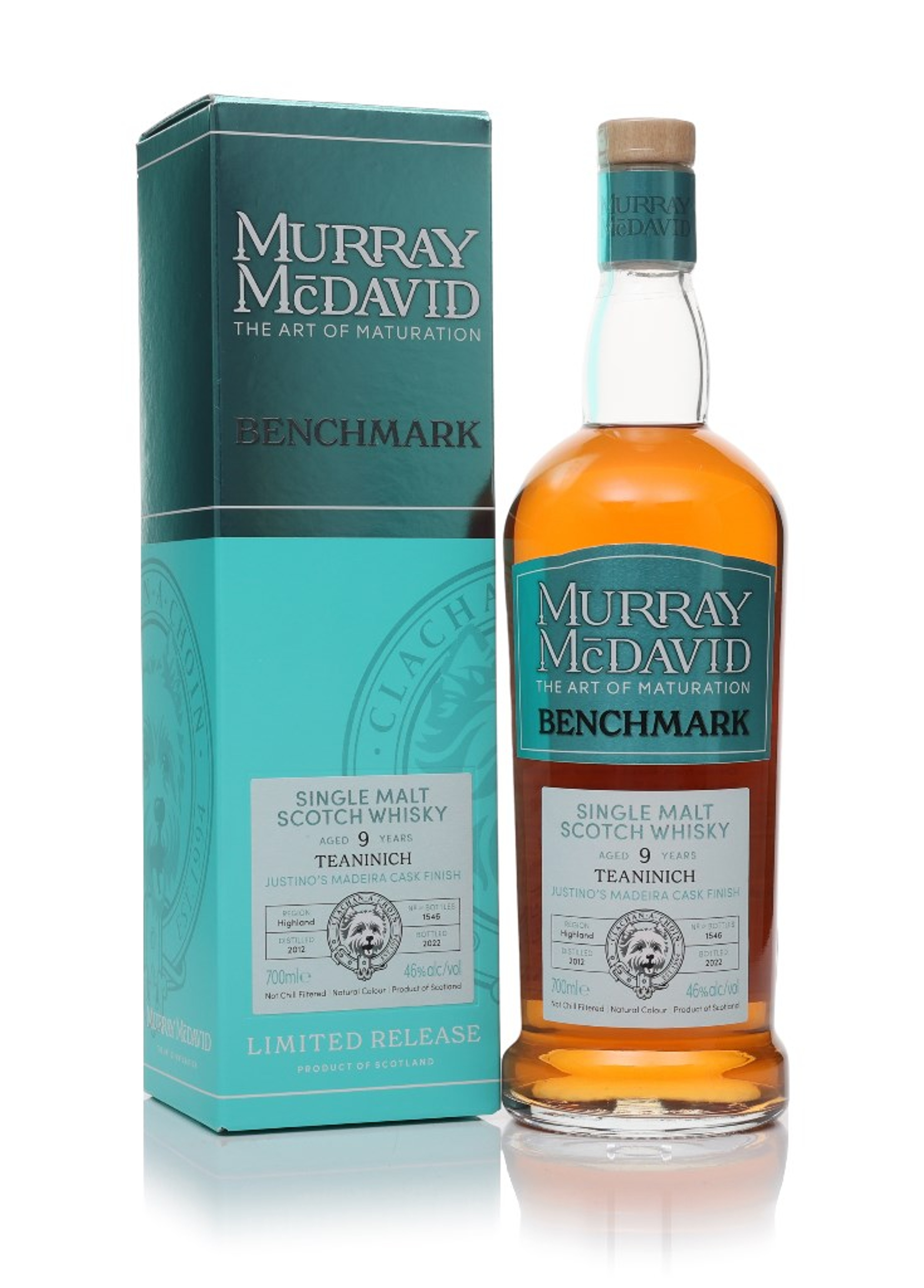 Teaninich 9 Year Old 2012 - Benchmark (Murray McDavid) 46% 70cl