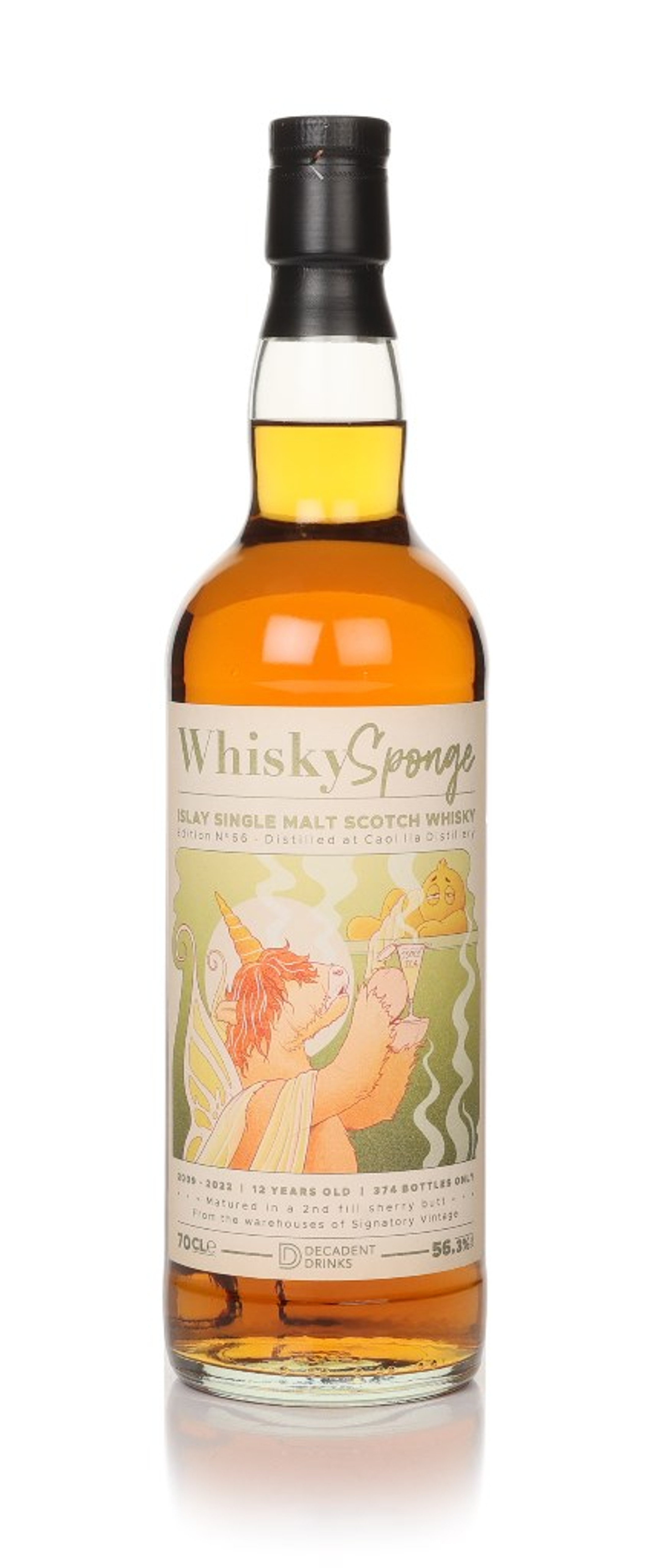 Caol Ila 12 Year Old 2009 - Edition No.66 (Whisky Sponge & Decadent Drinks) 70cl
