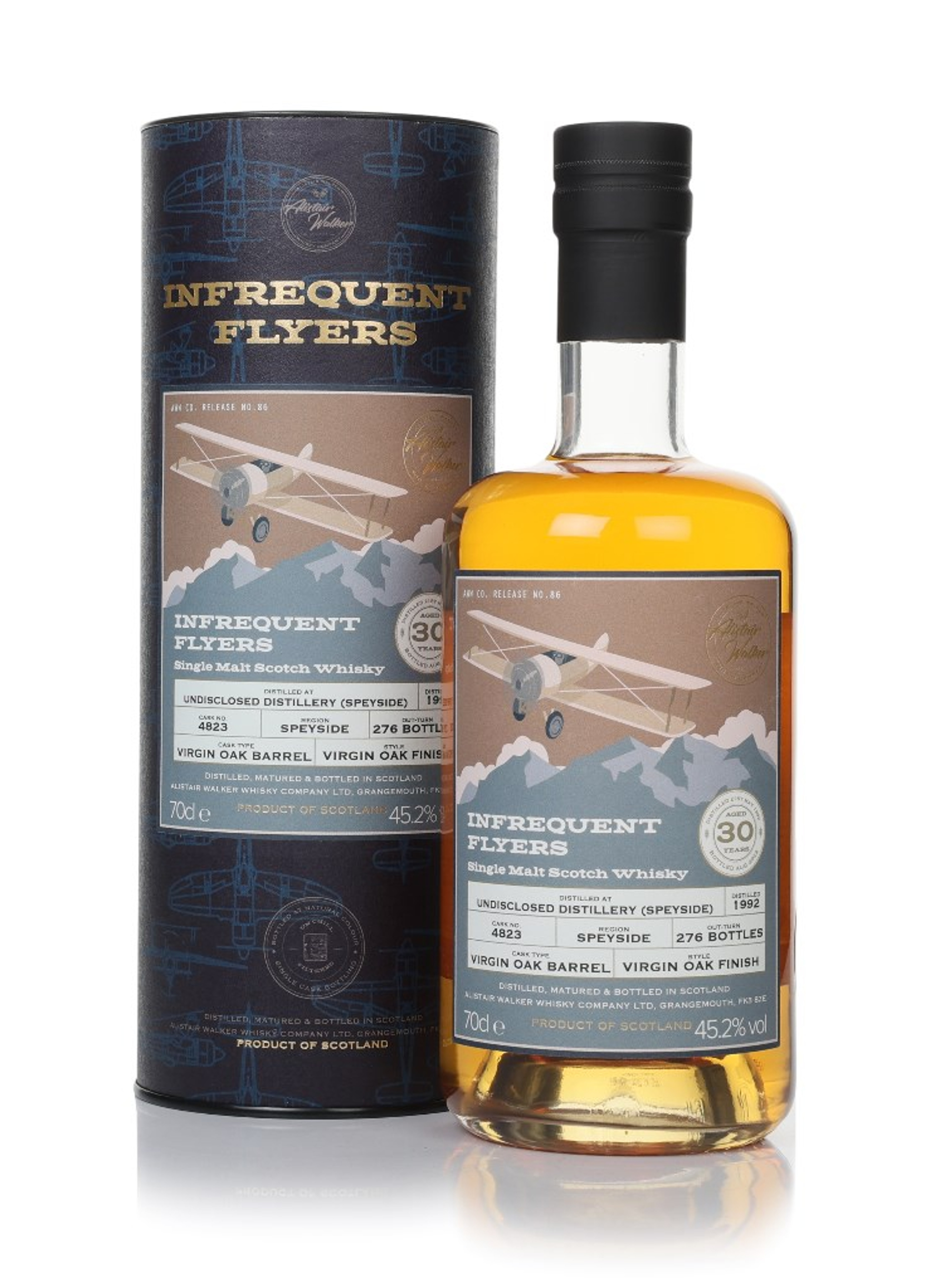 Undisclosed Speyside 30 Year Old 1992 (cask 4823) - Infrequent Flyers (Alistair Walker) 70cl
