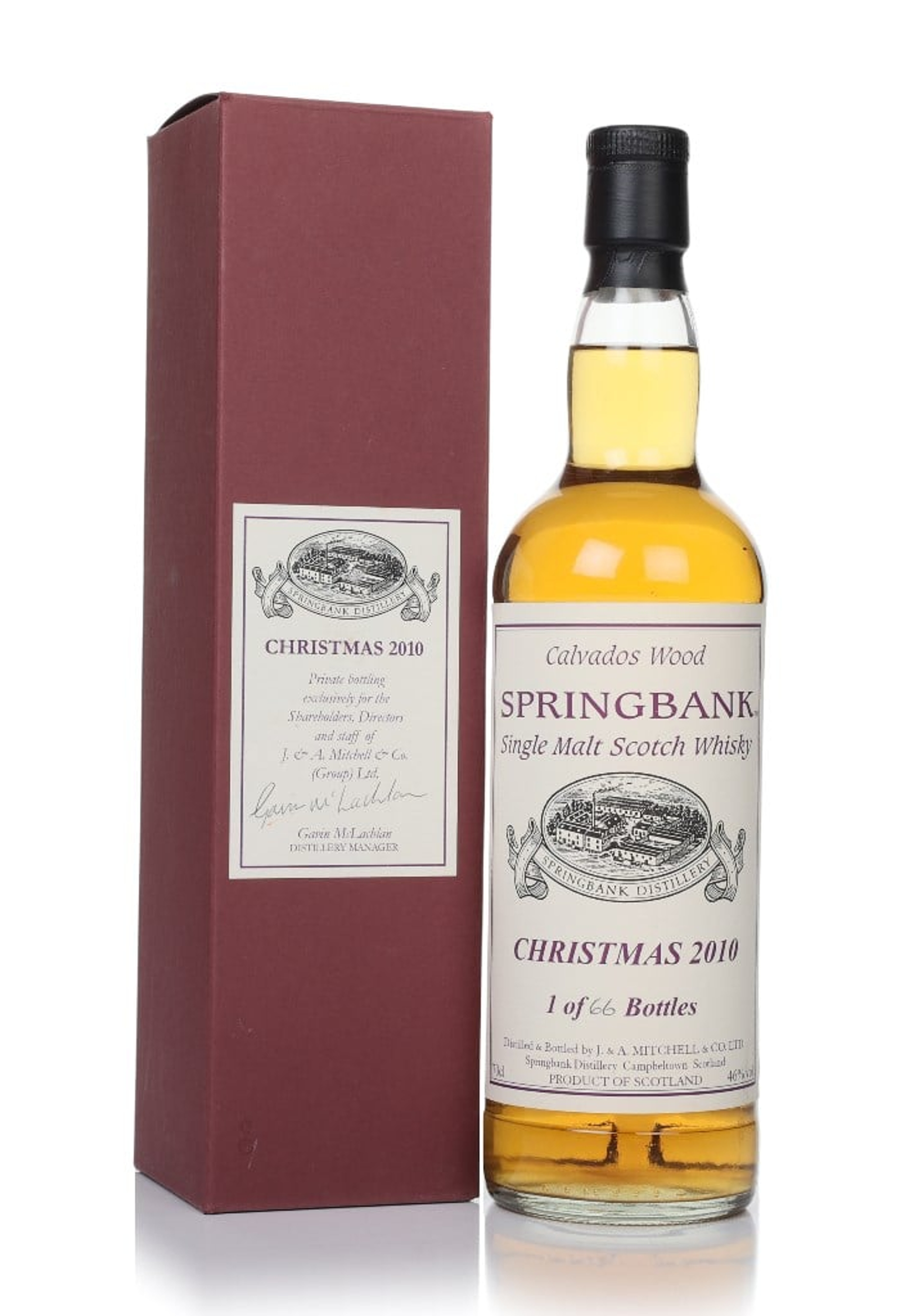 Springbank Christmas 2010 - Calvados Wood 70cl