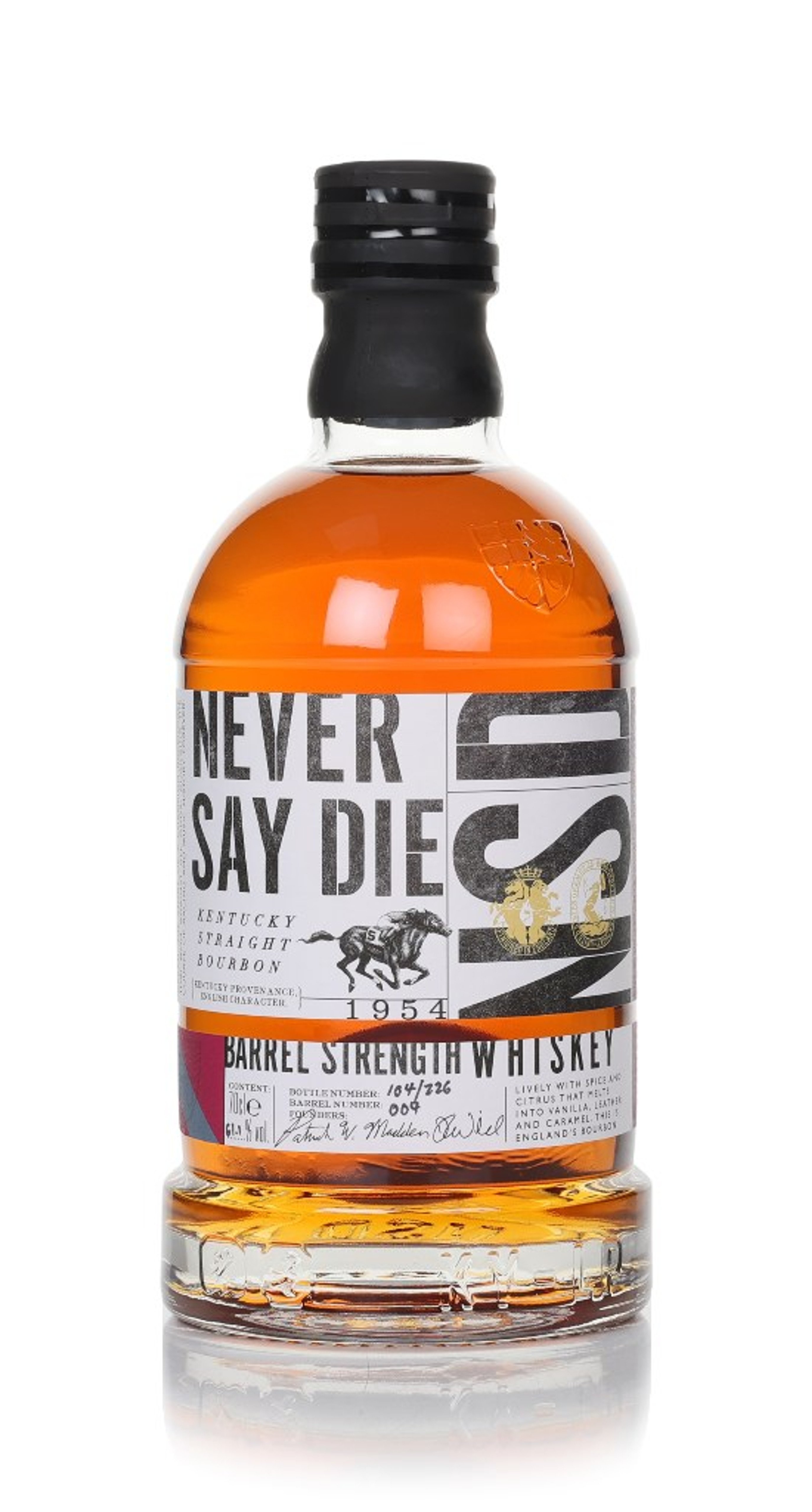 Never Say Die Barrel Strength Whiskey (Barrel No. 4) 70cl