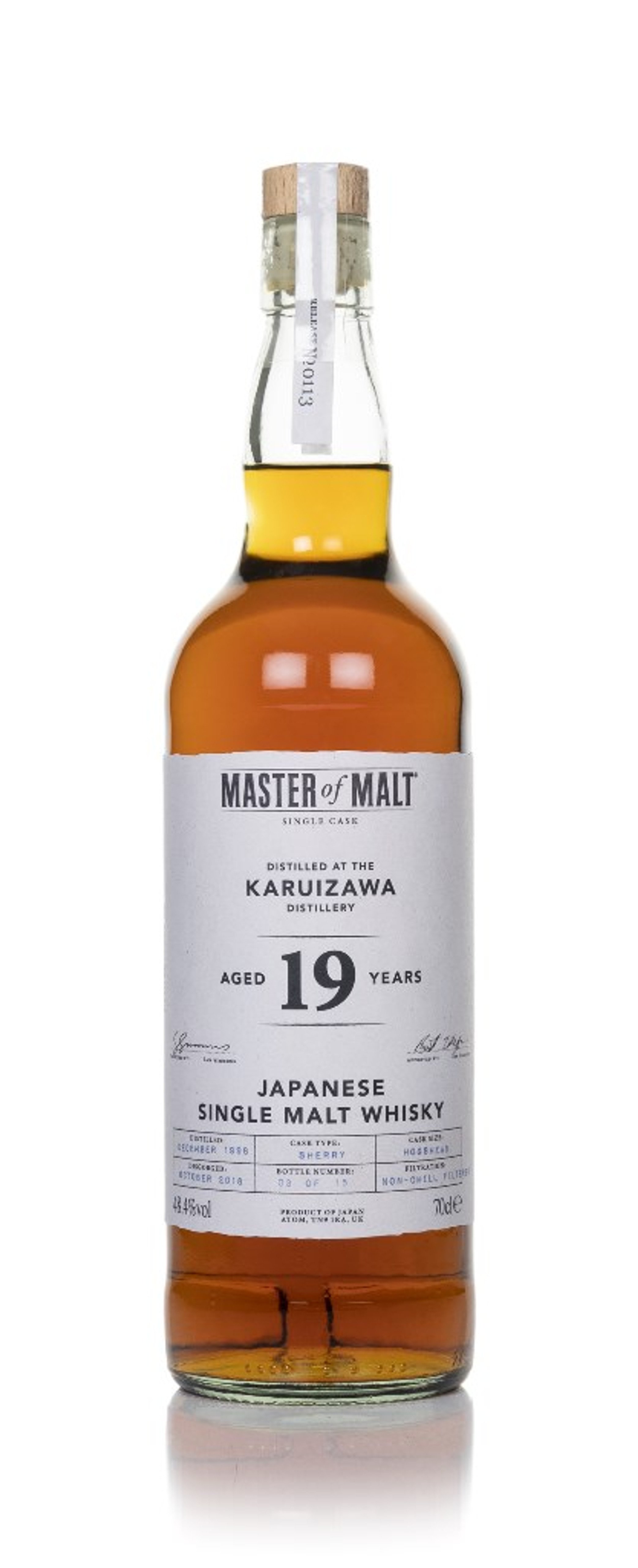 Karuizawa 19 Year Old 1998 Single Cask (Master of Malt) 70cl