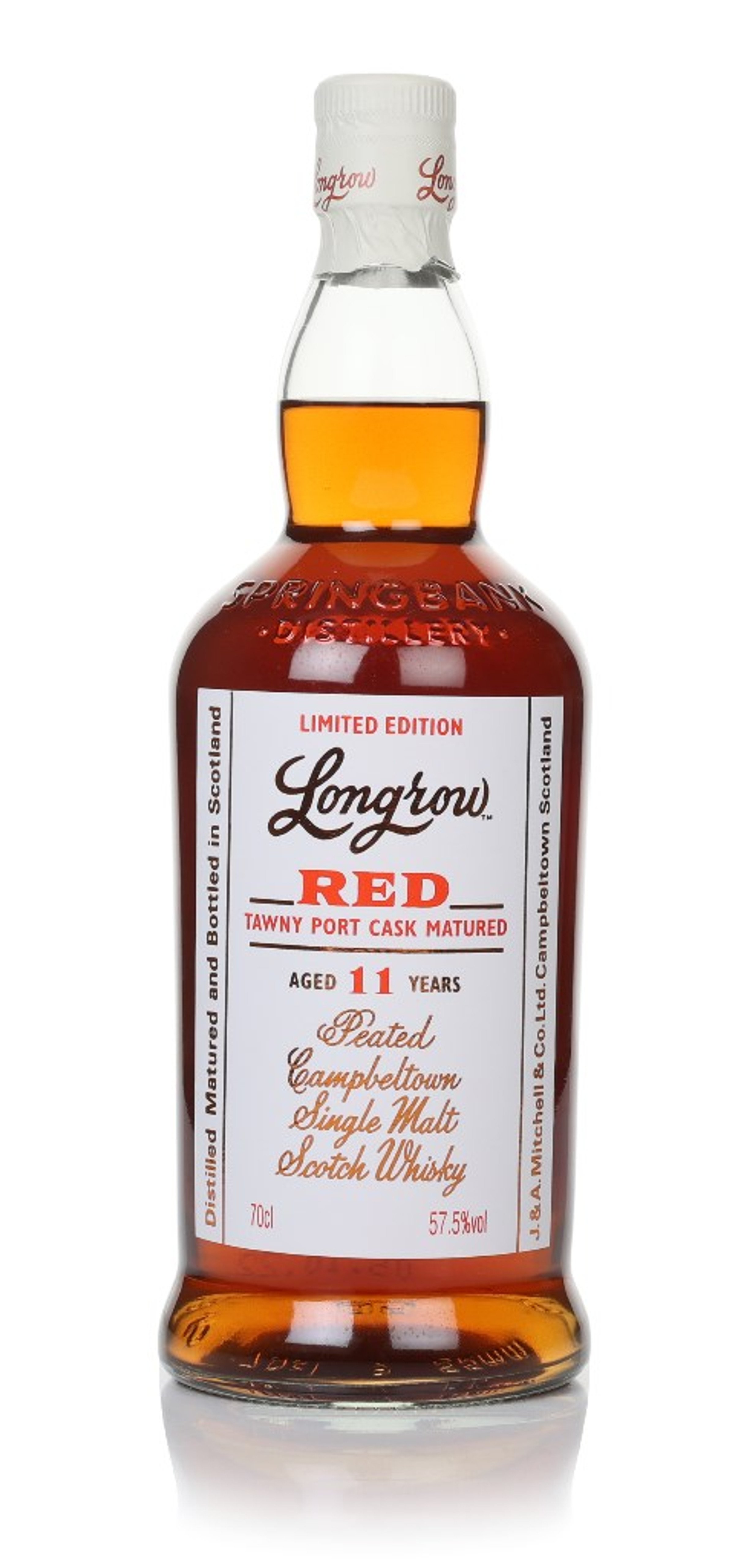 Longrow Red 11 Year Old - Tawny Port Cask Matured 70cl