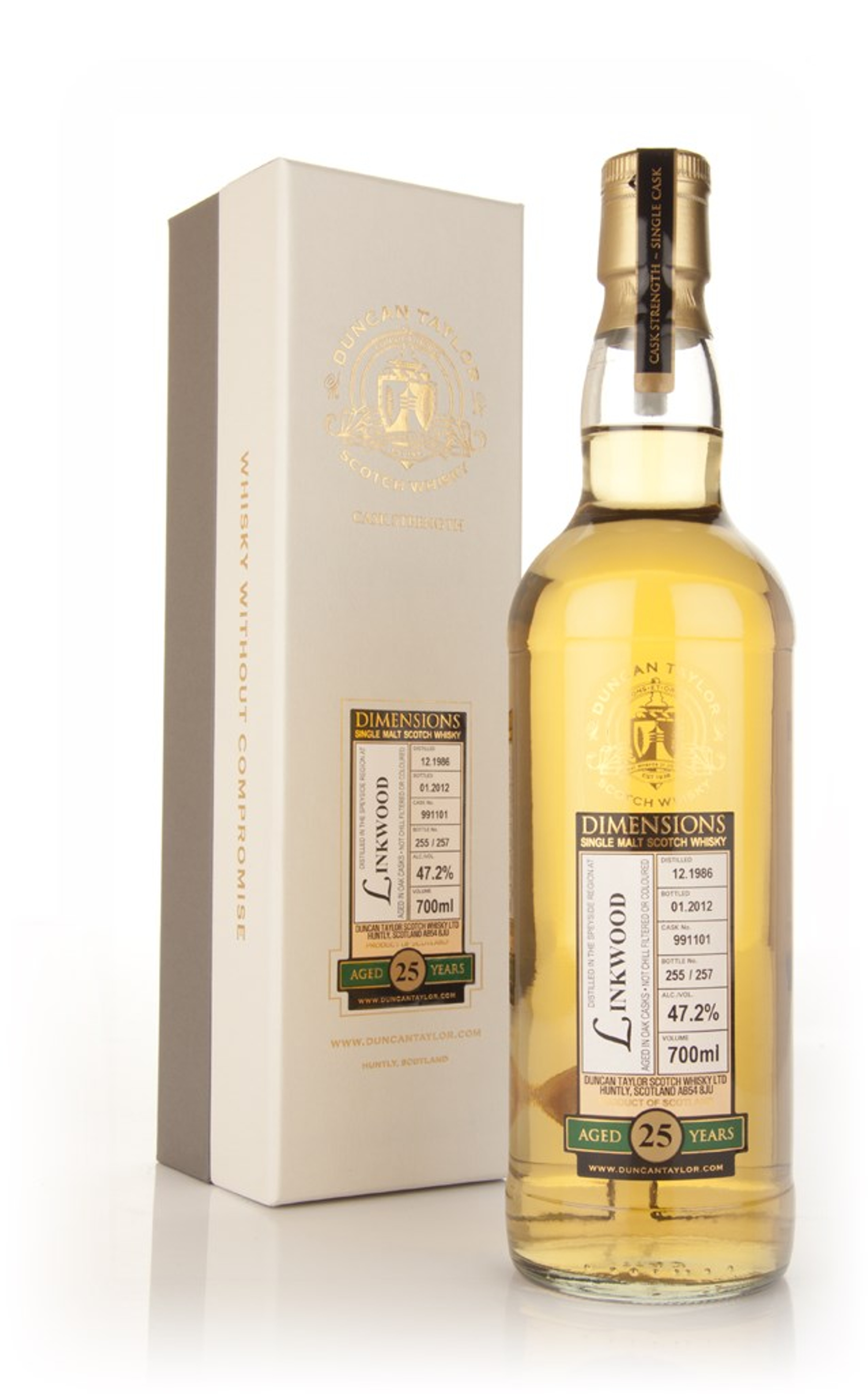 Linkwood 25 Year Old 1986 - Dimensions (Duncan Taylor) 70cl