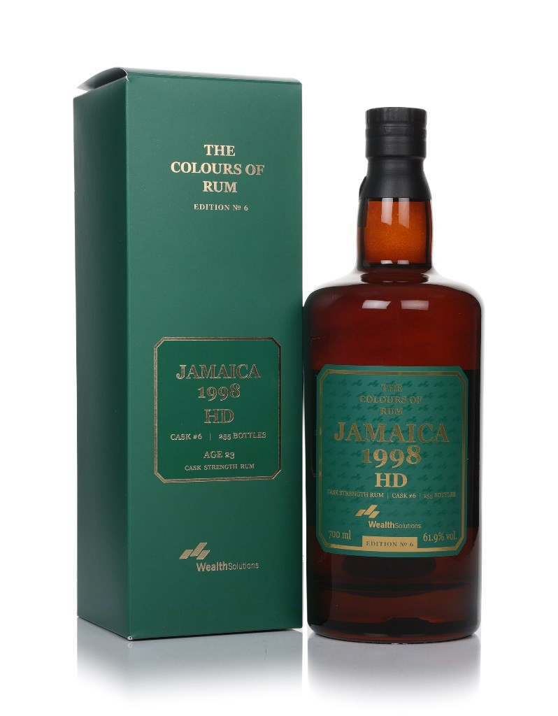 Hampden (HD) 23 Year Old 1998 Jamaica Edition No. 6 - The Colours of Rum (Wealth Solutions) 70cl