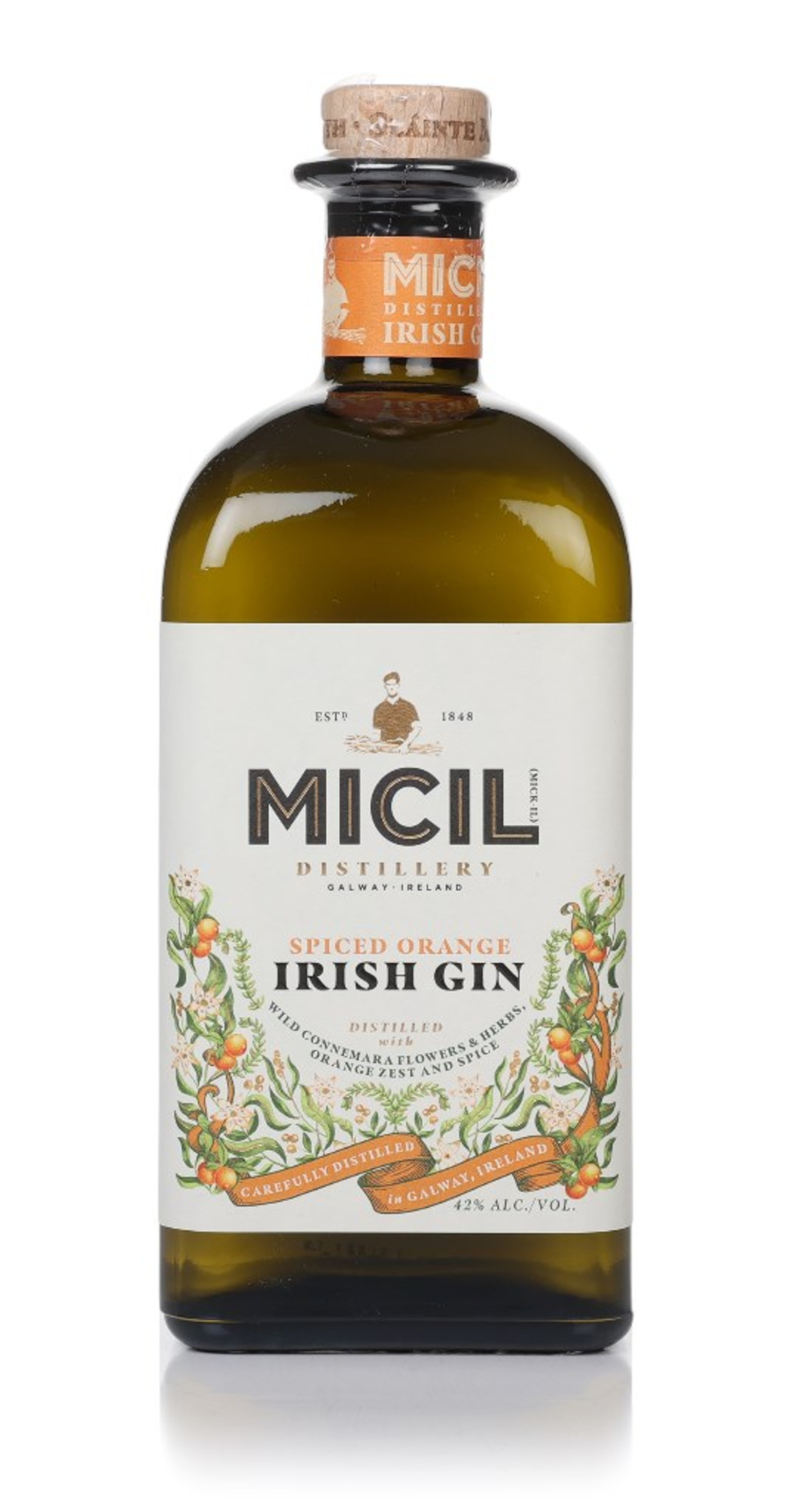 Micil Spiced Orange Irish Gin 70cl