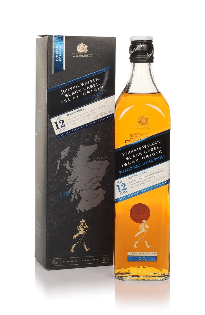 Johnnie Walker Black Label 12 Year Old Islay Origin 70cl