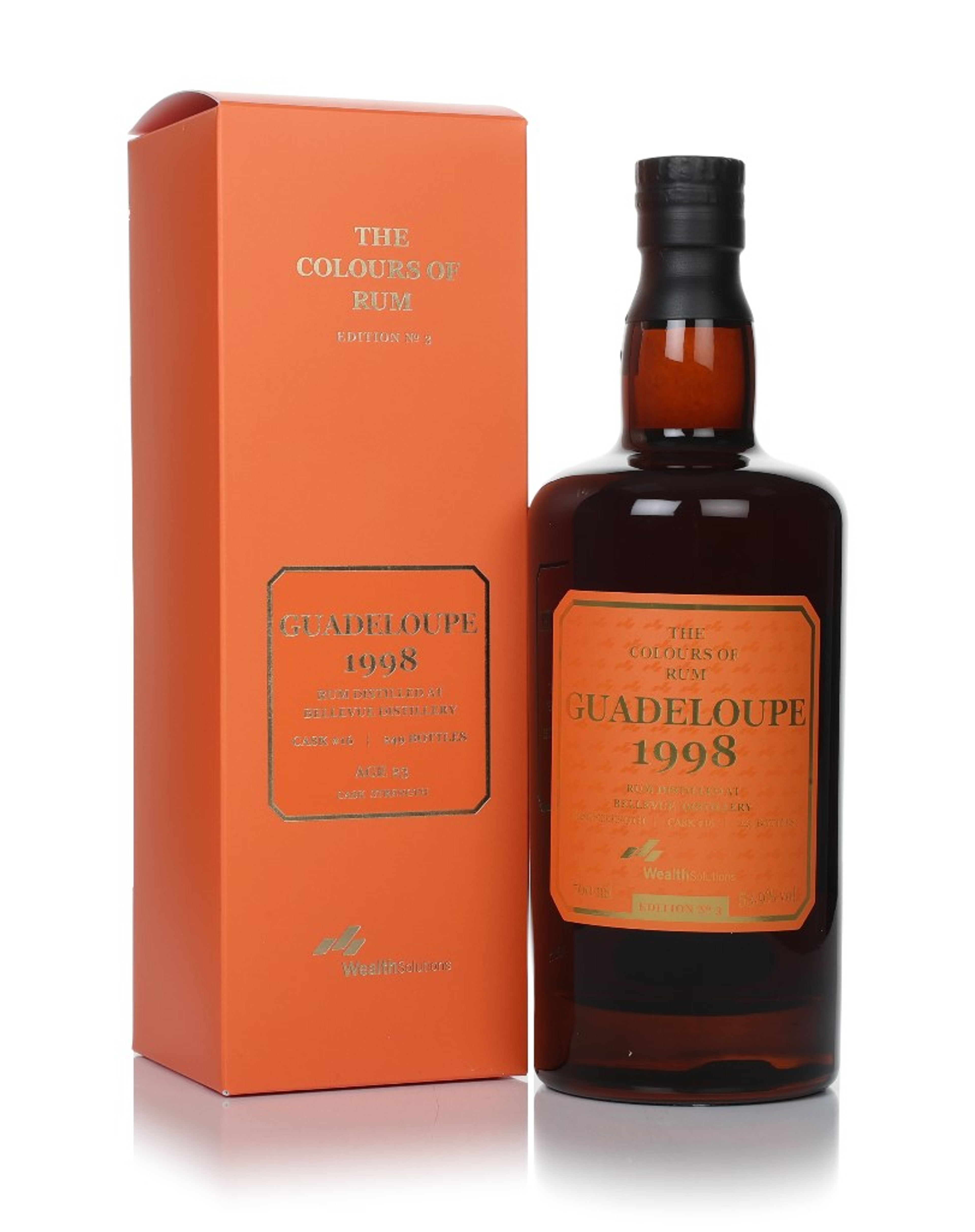 Bellevue 23 Year Old 1998 Guadeloupe Edition No. 3 - The Colours of Rum (Wealth Solutions) 70cl