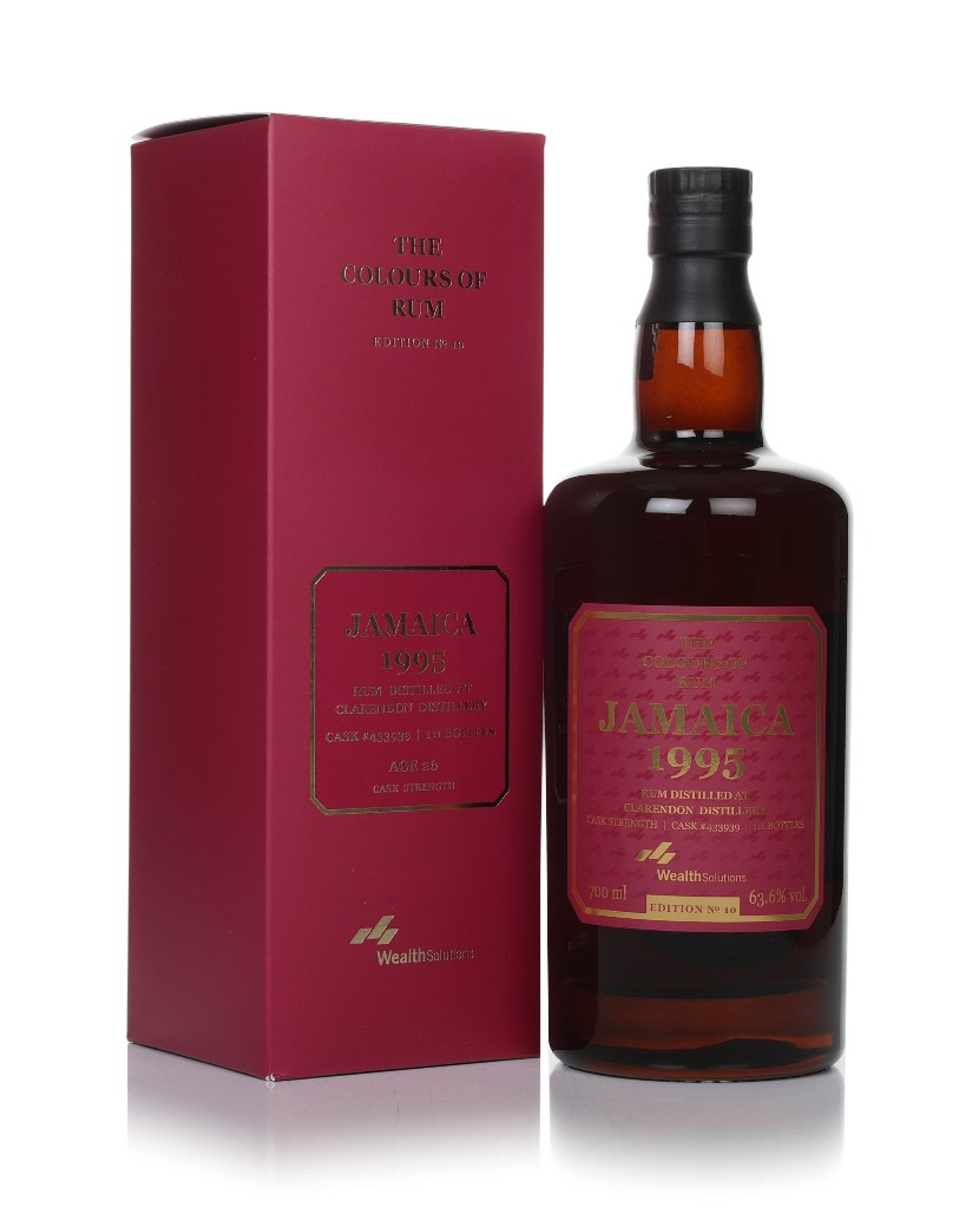 Clarendon 26 Year Old 1995 Jamaica Edition No. 10 - The Colours of Rum (Wealth Solutions) 70cl