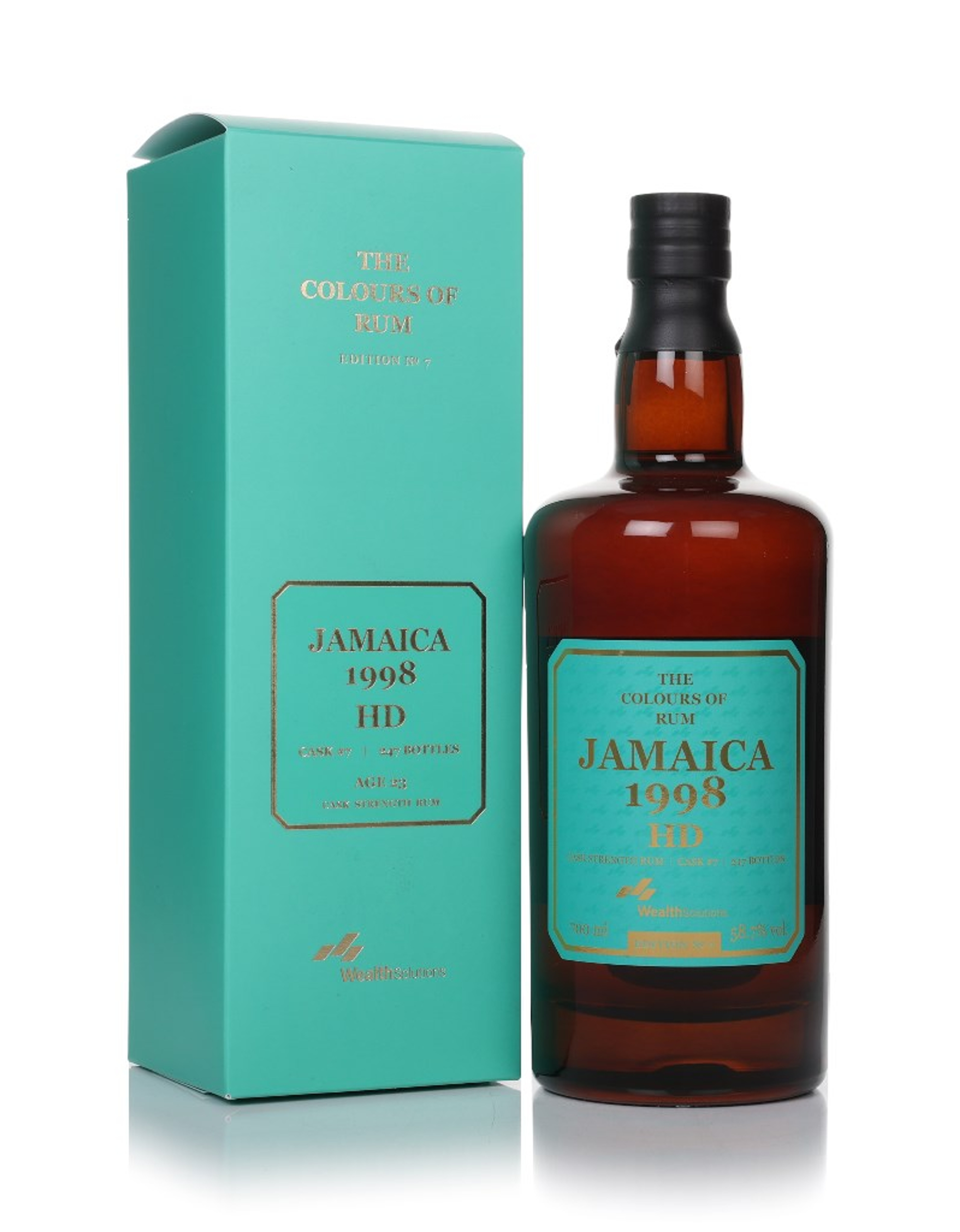 Hampden (HD) 23 Year Old 1998 Jamaica Edition No. 7 - The Colours of Rum (Wealth Solutions) 70cl
