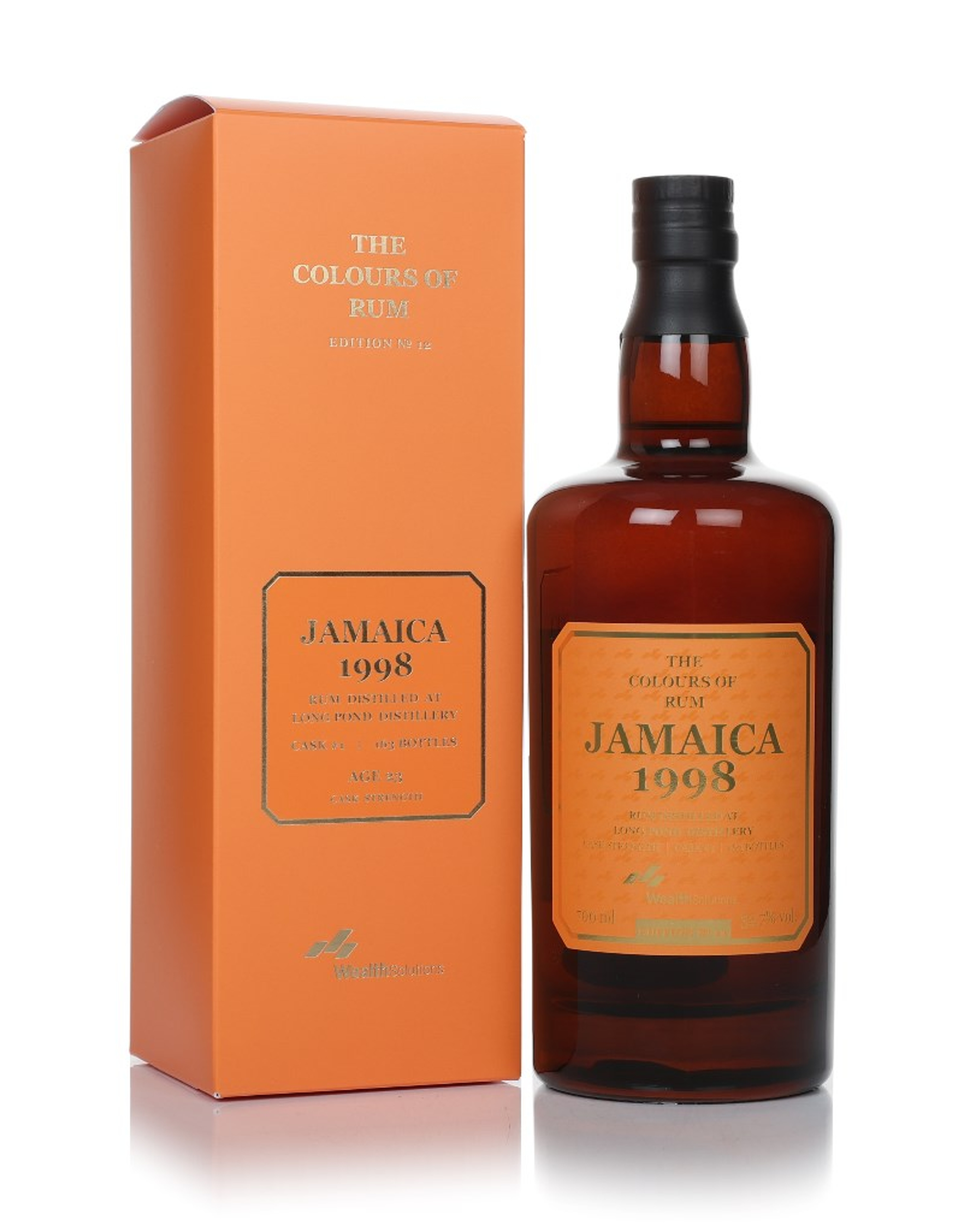 Long Pond 23 Year Old 1998 Jamaica Edition No. 12 - The Colours of Rum (Wealth Solutions) 70cl