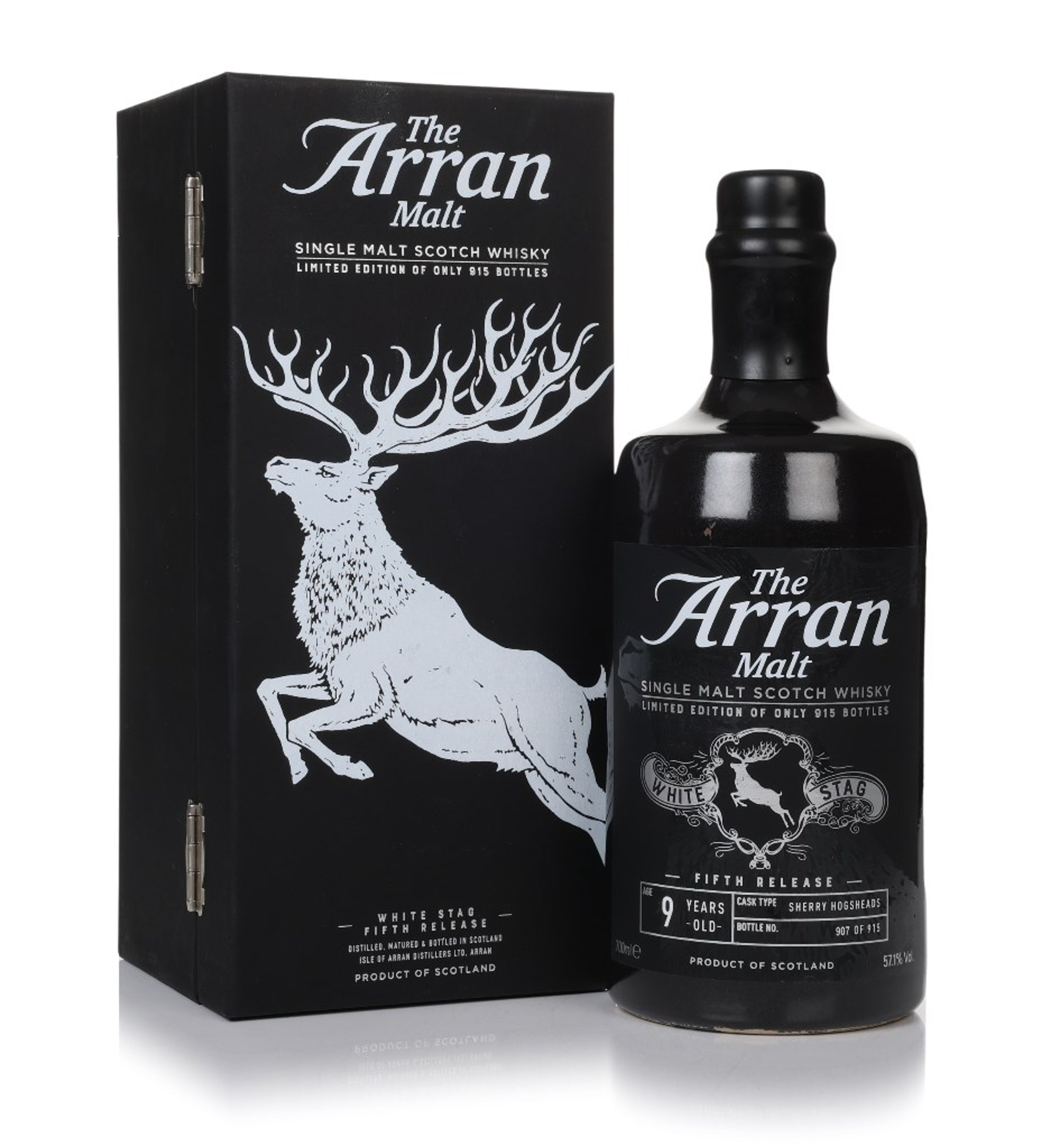 Arran White Stag 9 Year Old (Fifth Release) 70cl