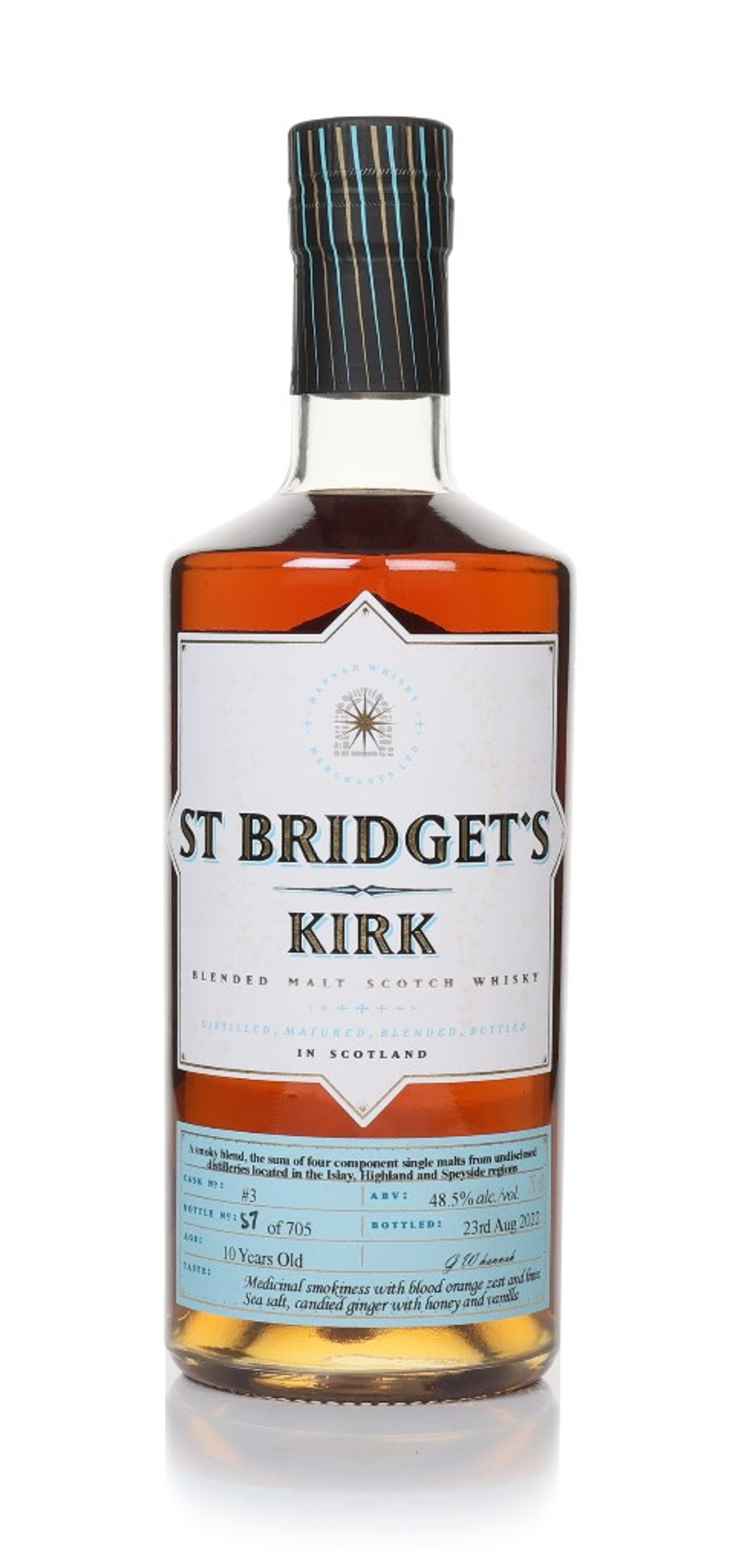 St Bridget's Kirk 10 Year Old #3 (Hannah Whisky Merchants) 70cl
