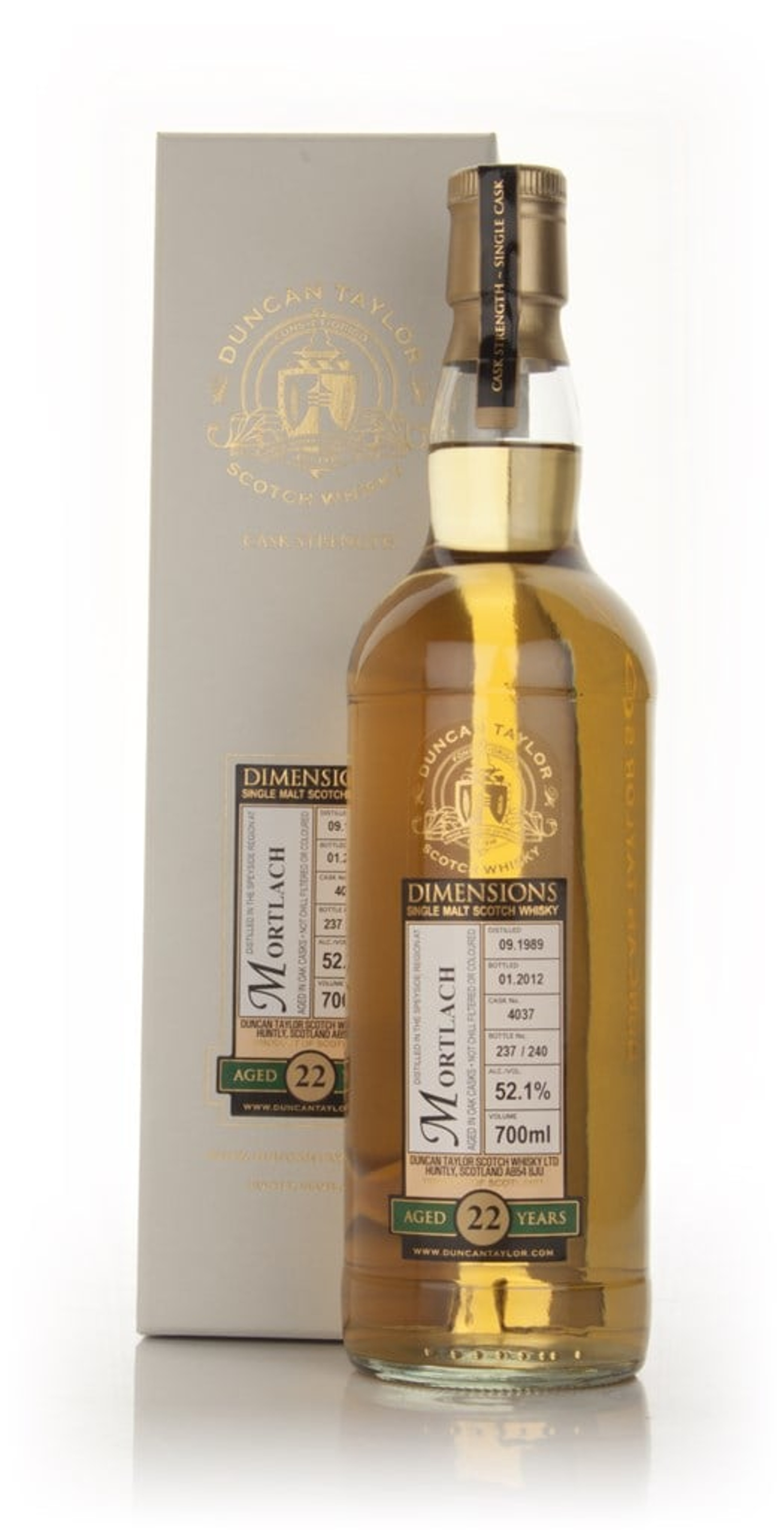 Mortlach 22 Year Old 1989 - Dimensions (Duncan Taylor) 70cl