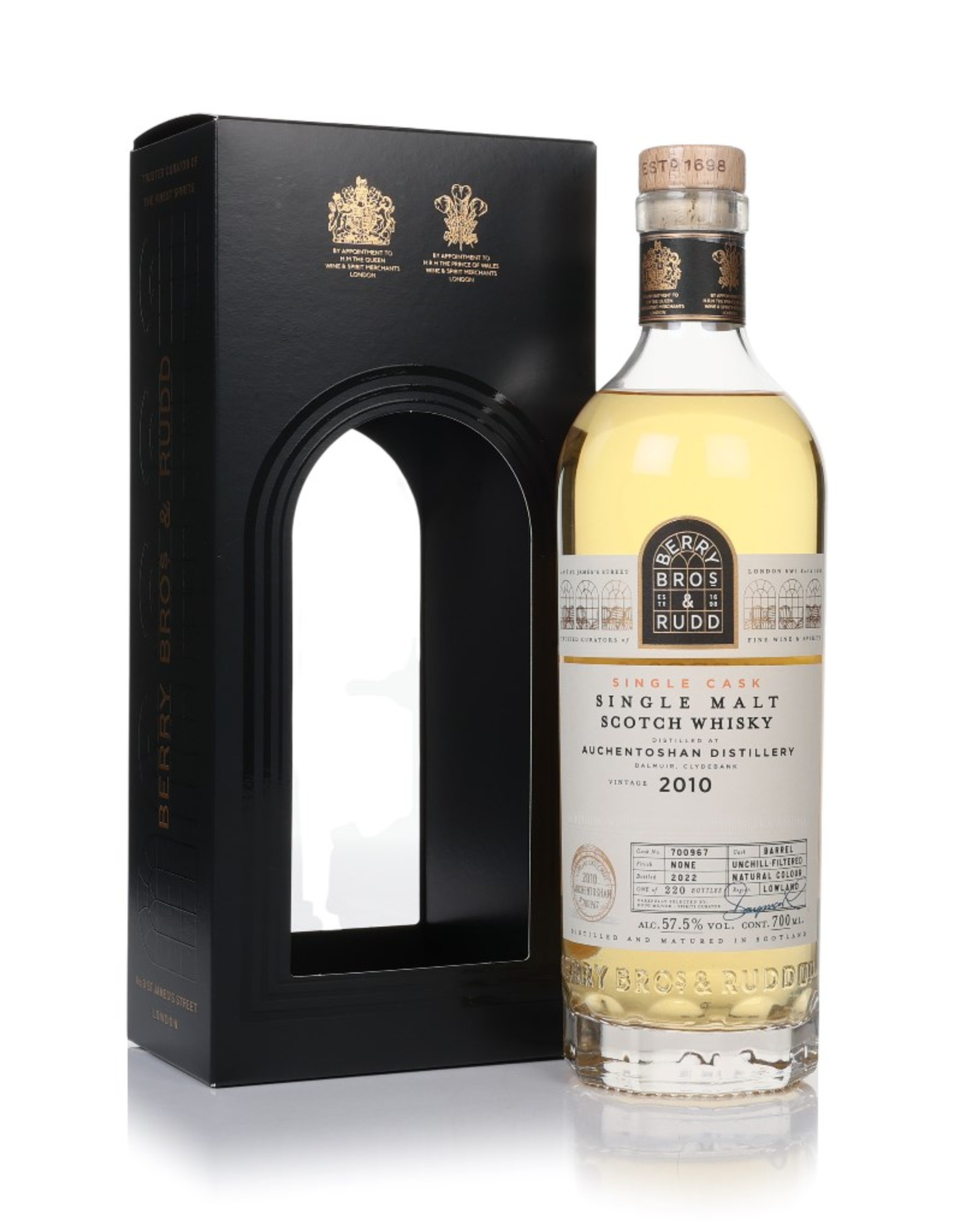 Auchentoshan 2010 (bottled 2022) (cask 700967) - Berry Bros. & Rudd 70cl