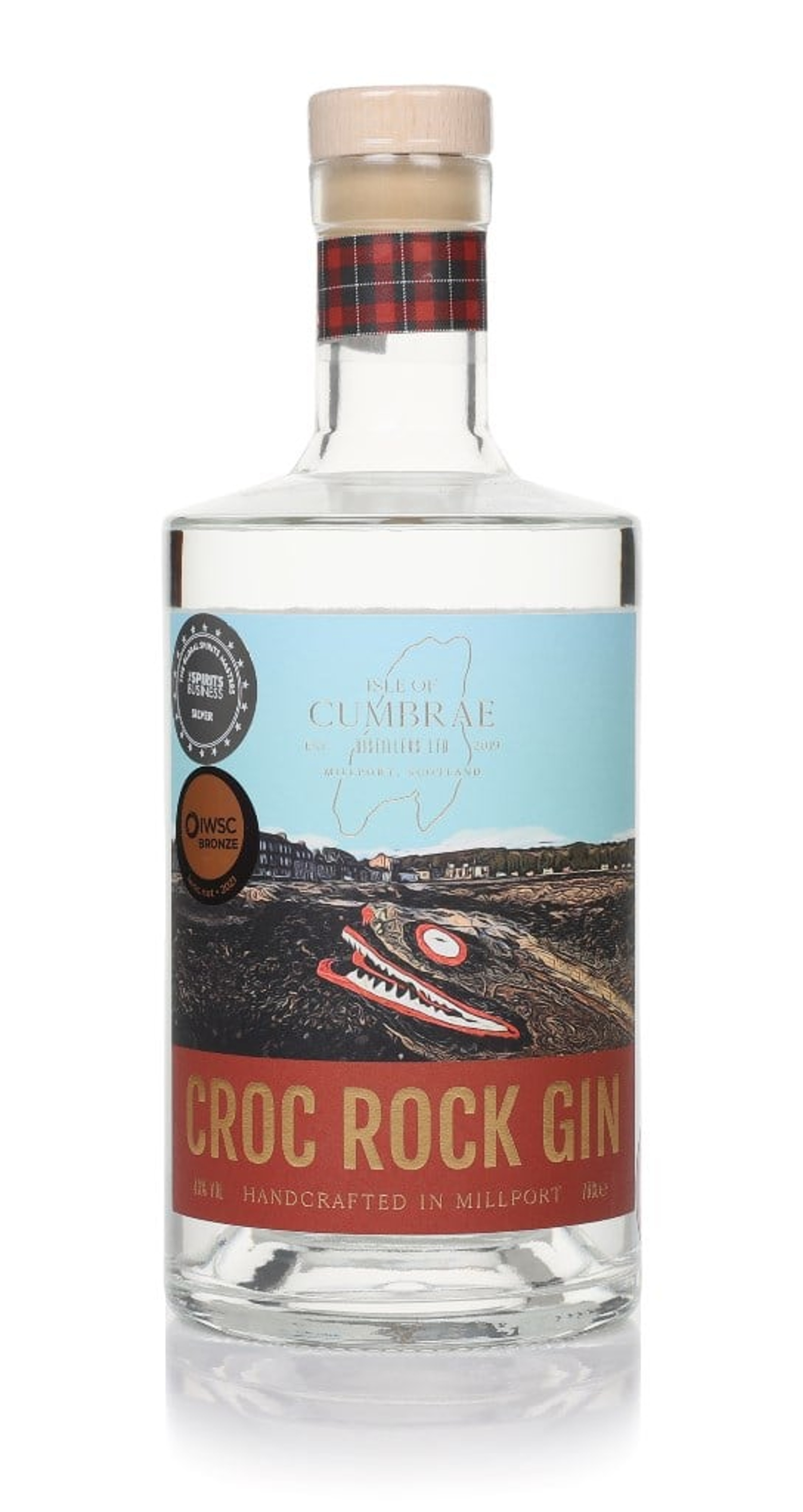Isle of Cumbrae Croc Rock Gin 70cl