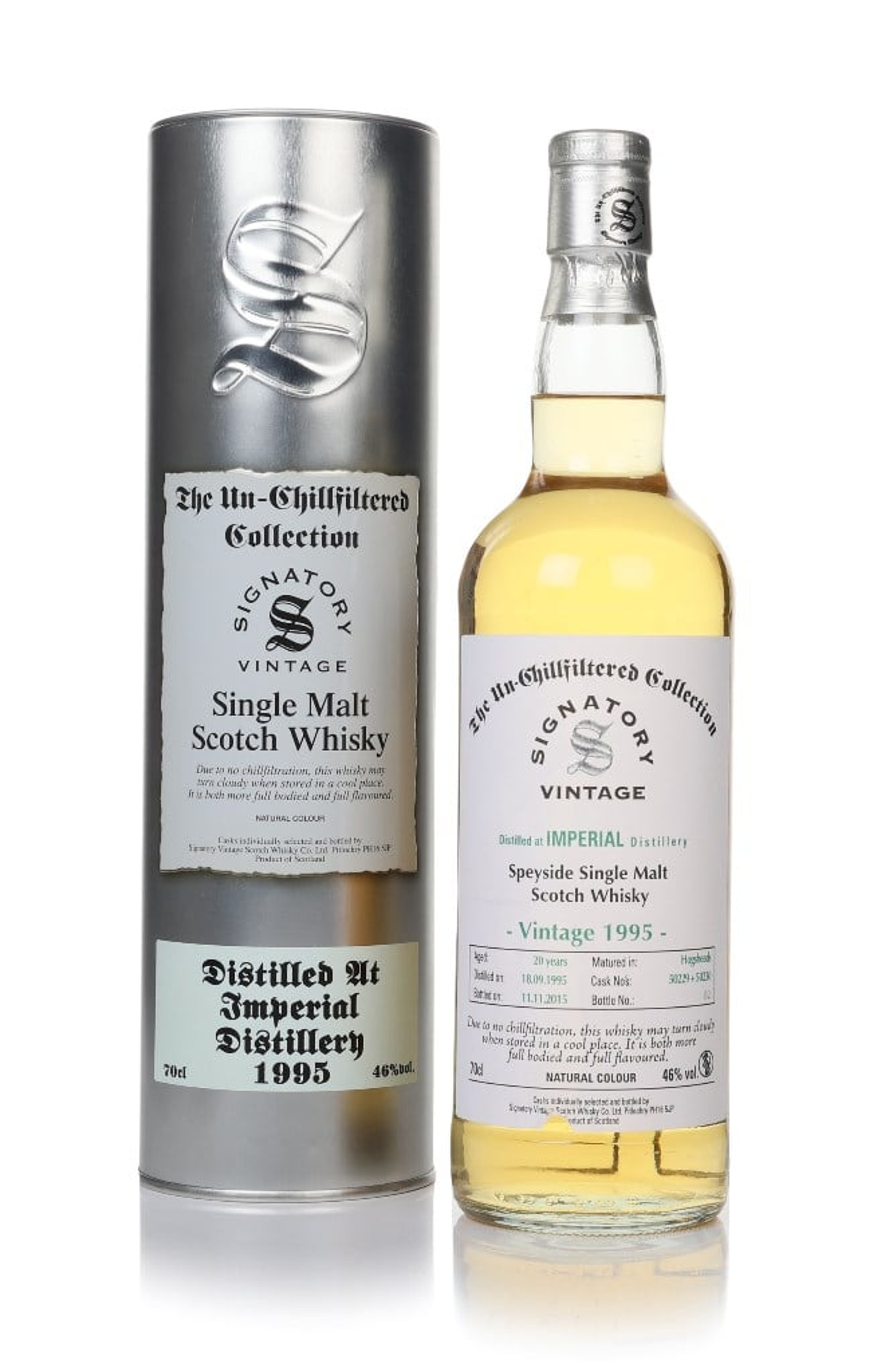 Imperial 20 Year Old 1995 (casks 50229 & 50230) - Un-Chillfiltered Collection (Signatory) 70cl