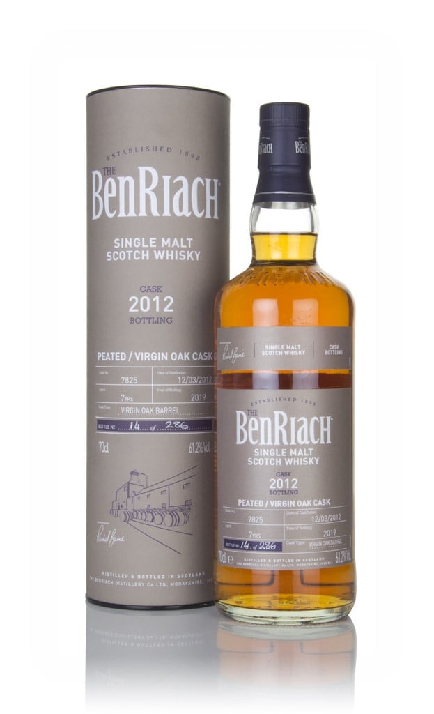 Benriach 7 Year Old 2012 (cask 7825) - Peated, Virgin Oak Cask 70cl