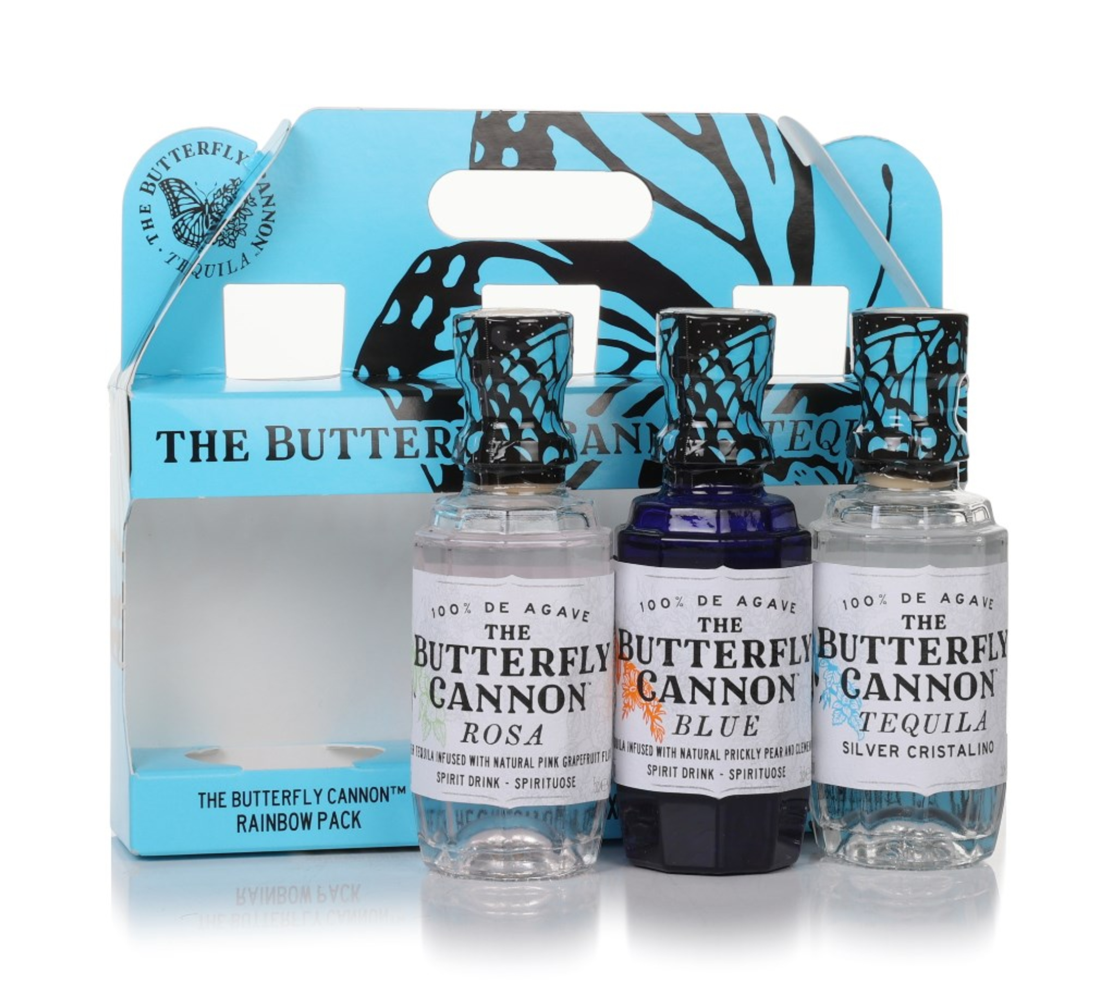 The Butterfly Cannon Rainbow Gift Set 3x5cl 15cl