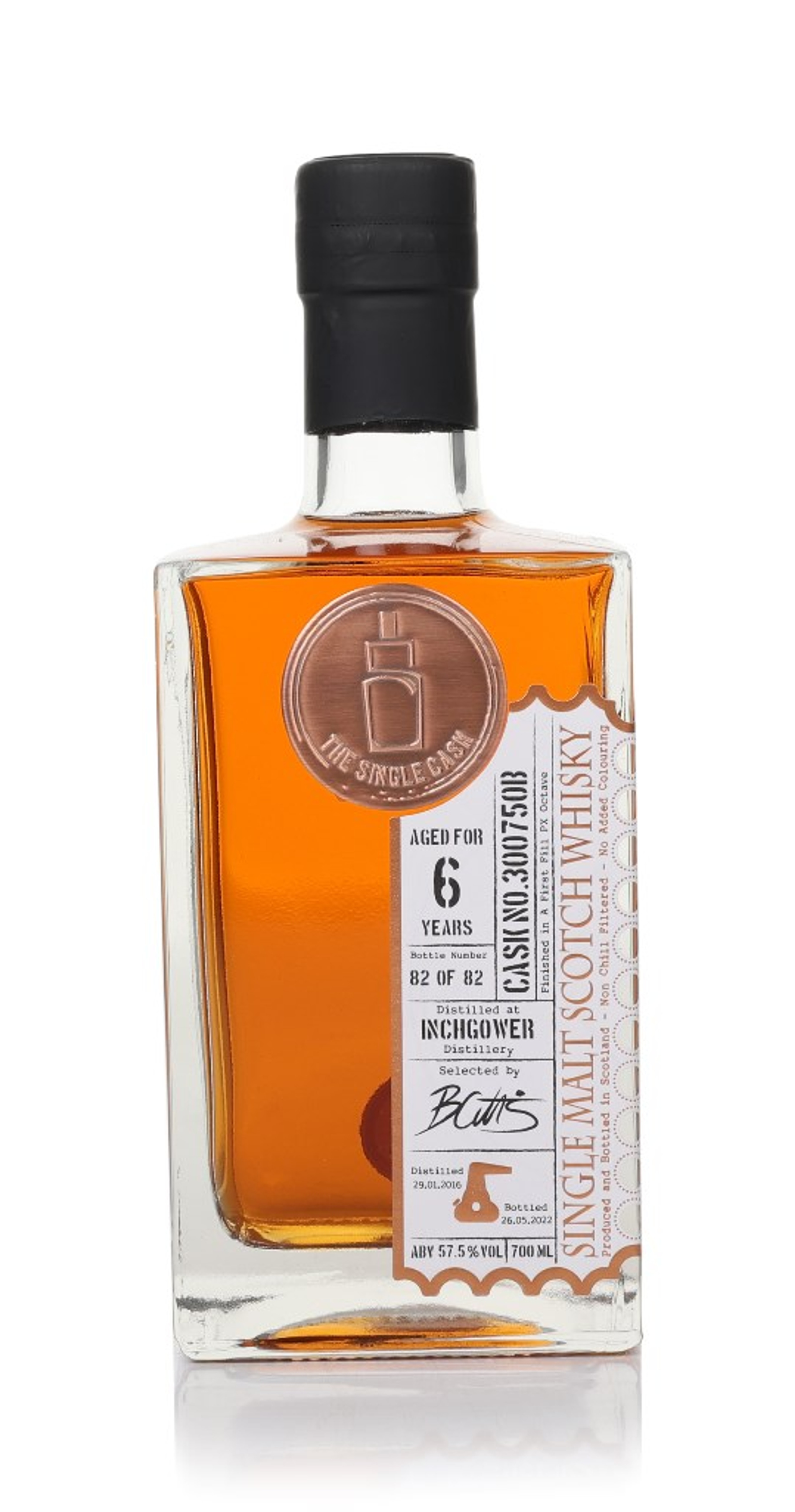 Inchgower 6 Year Old 2016 (cask 300750B) - The Single Cask 70cl