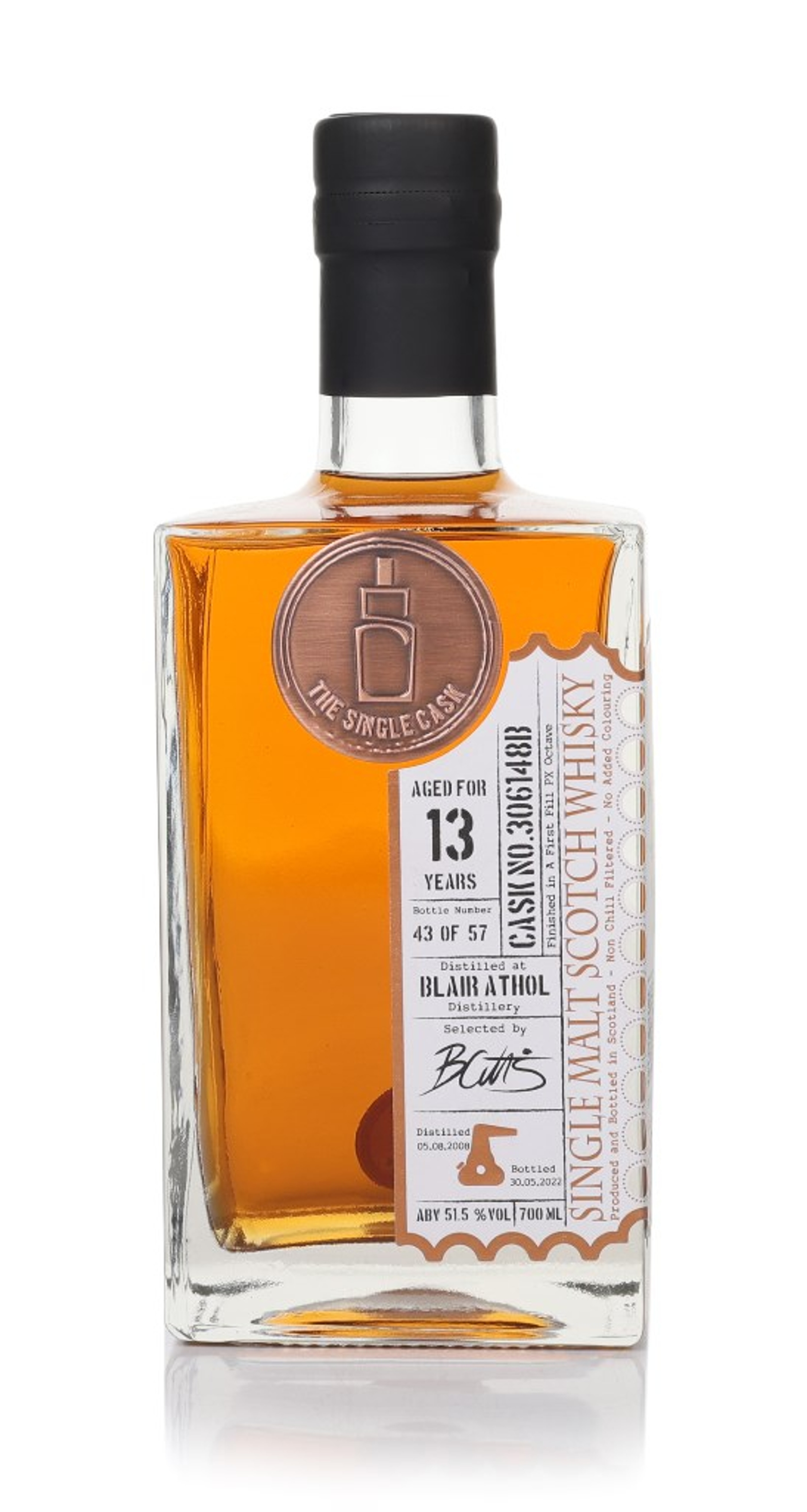 Blair Athol 13 Year Old 2008 (Cask 306148B) - The Single Cask 70cl