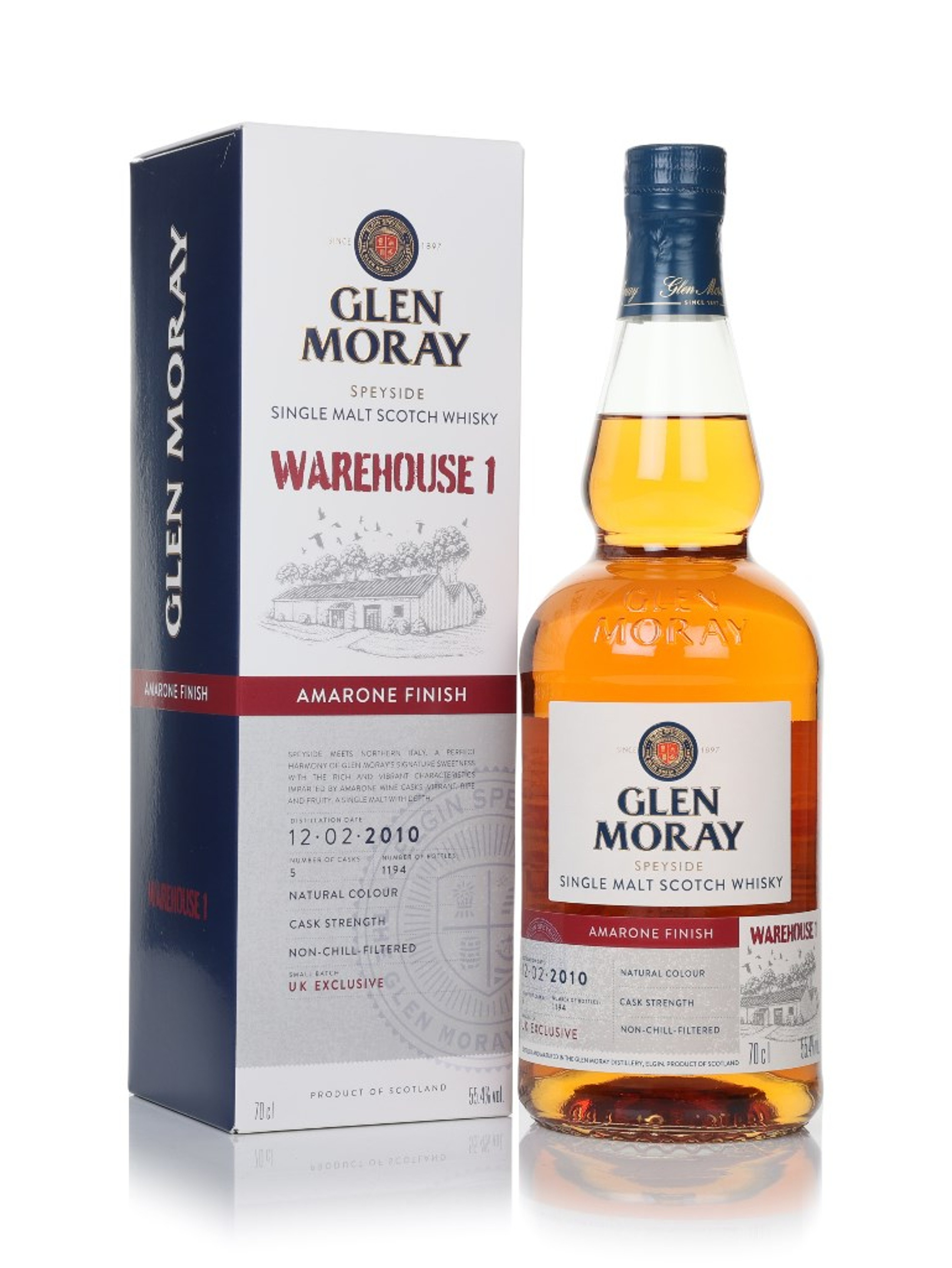 Glen Moray 2010 Amarone Finish - Warehouse 1 70cl