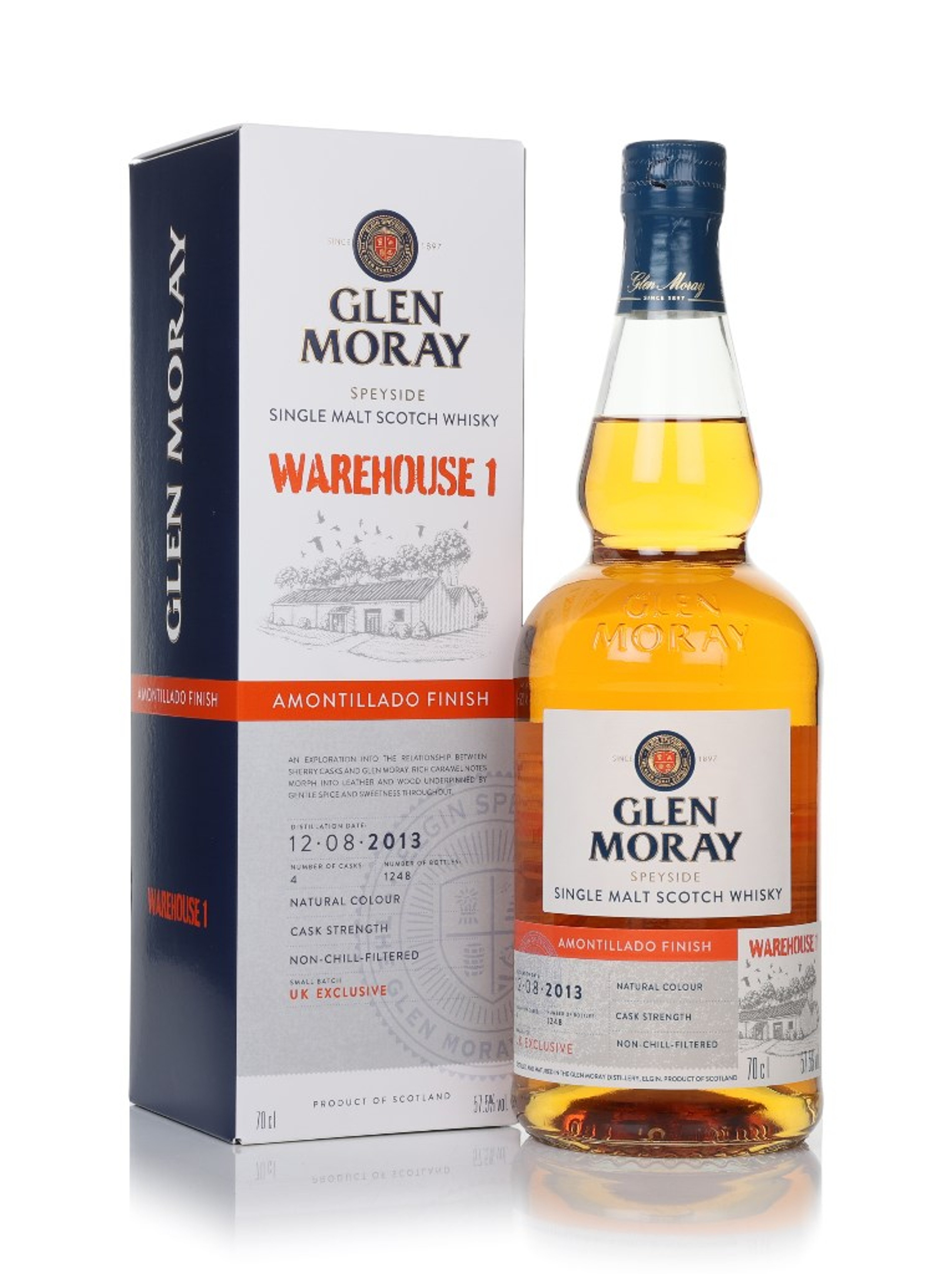 Glen Moray 2013 Amontillado Finish - Warehouse 1 70cl