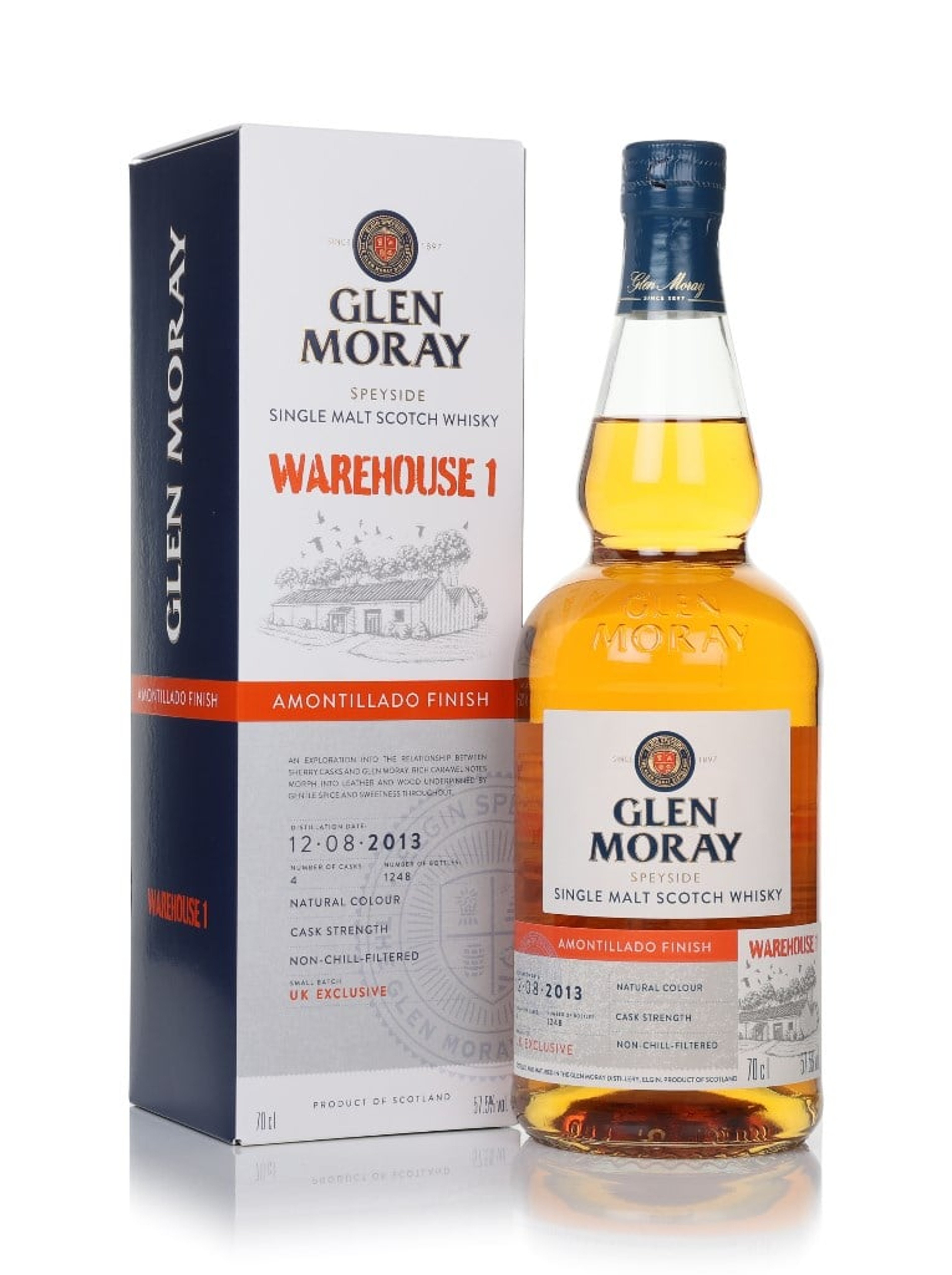 Glen Moray 2013 Amontillado Finish - Warehouse 1 70cl