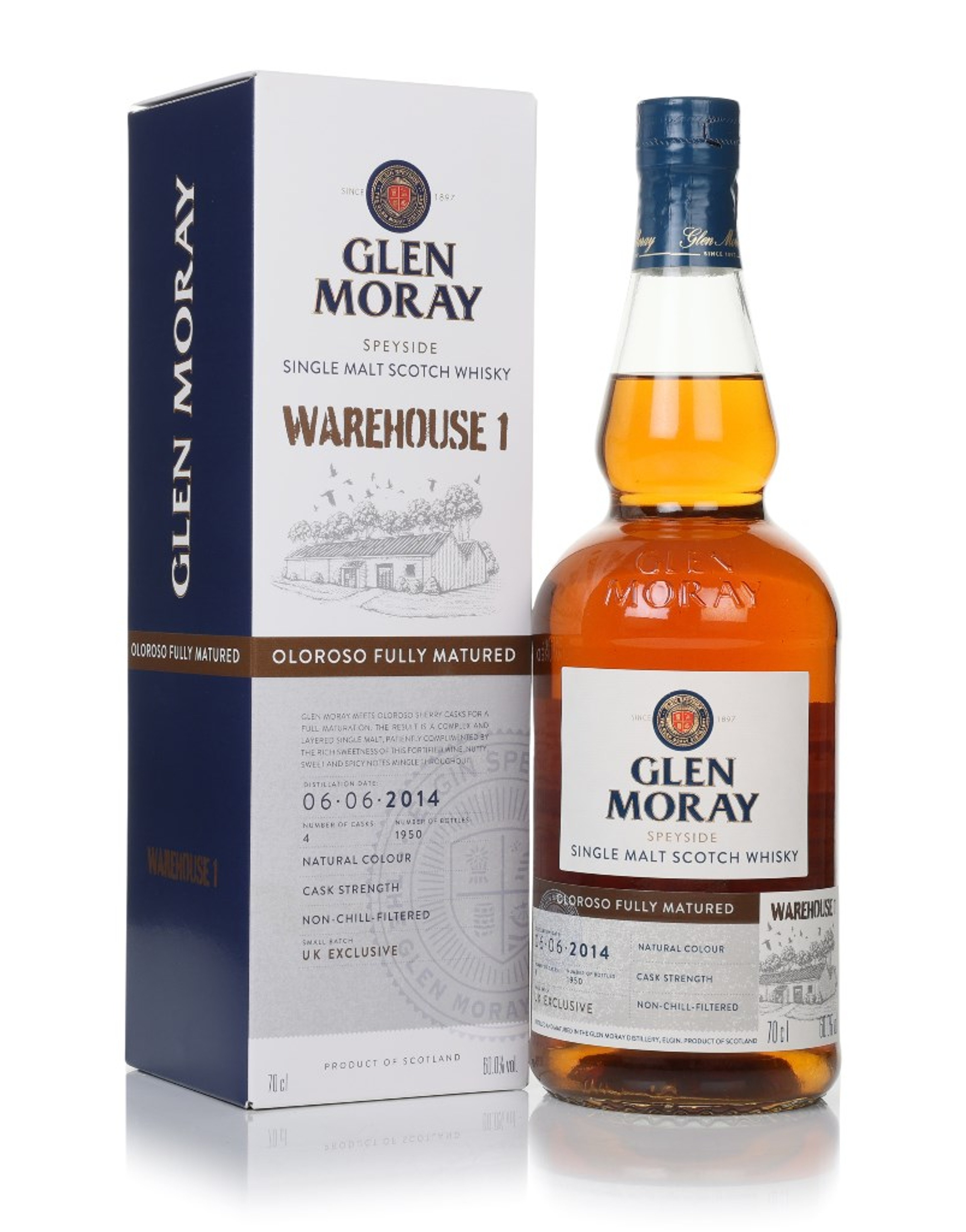 Glen Moray 2014 Oloroso Matured - Warehouse 1 70cl
