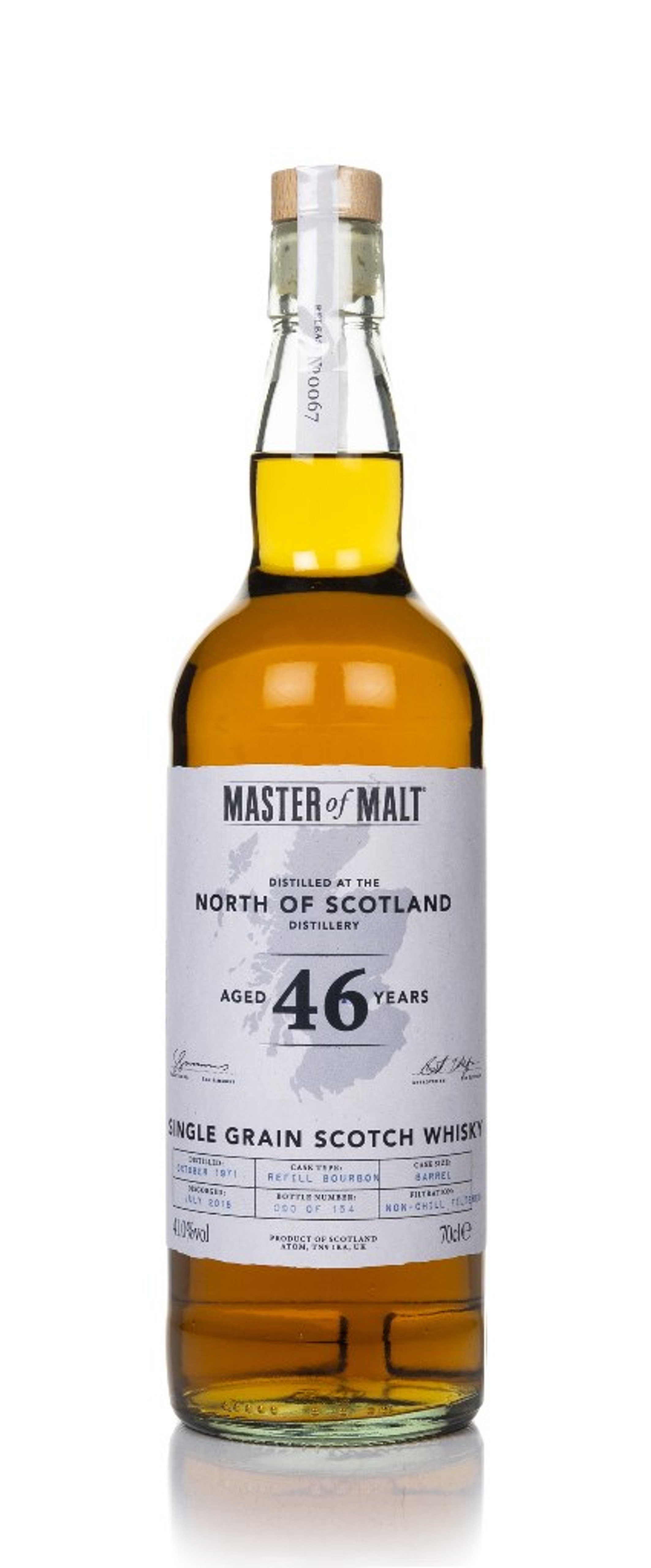 North of Scotland 46 Year Old 1971 (Master of Malt) 70cl