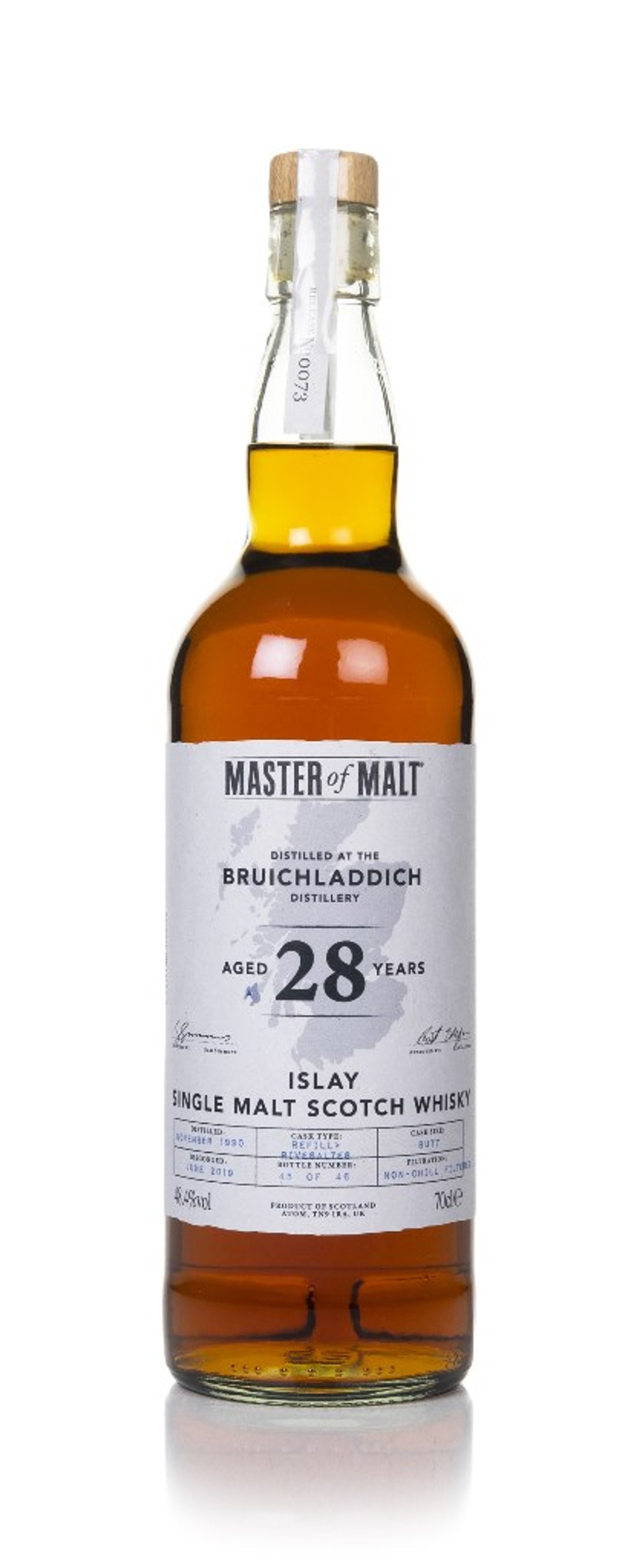 Bruichladdich 28 Year Old 1990 (Master of Malt) (48.4%) 70cl