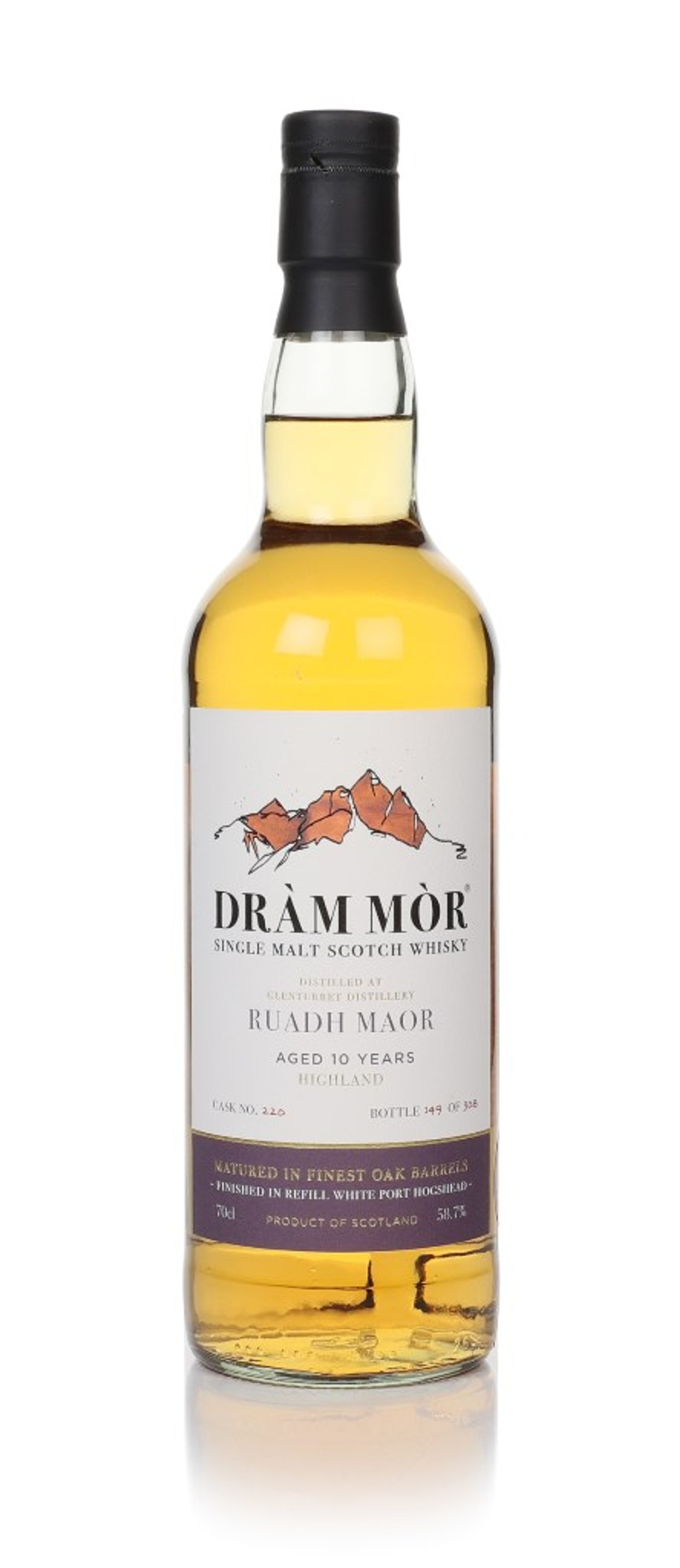 Ruadh Maor 10 Year Old (cask 220) - Dràm Mòr 70cl