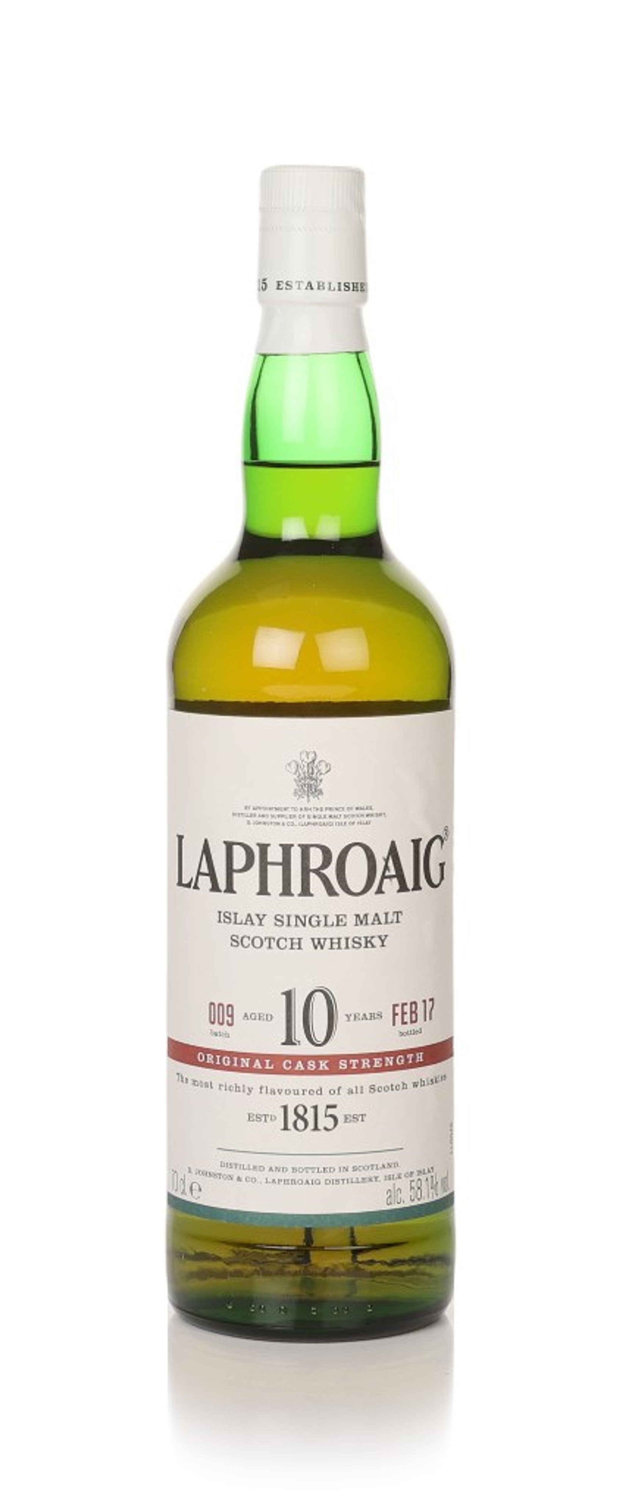 Laphroaig 10 Year Old Cask Strength - Batch 015 Batch 009