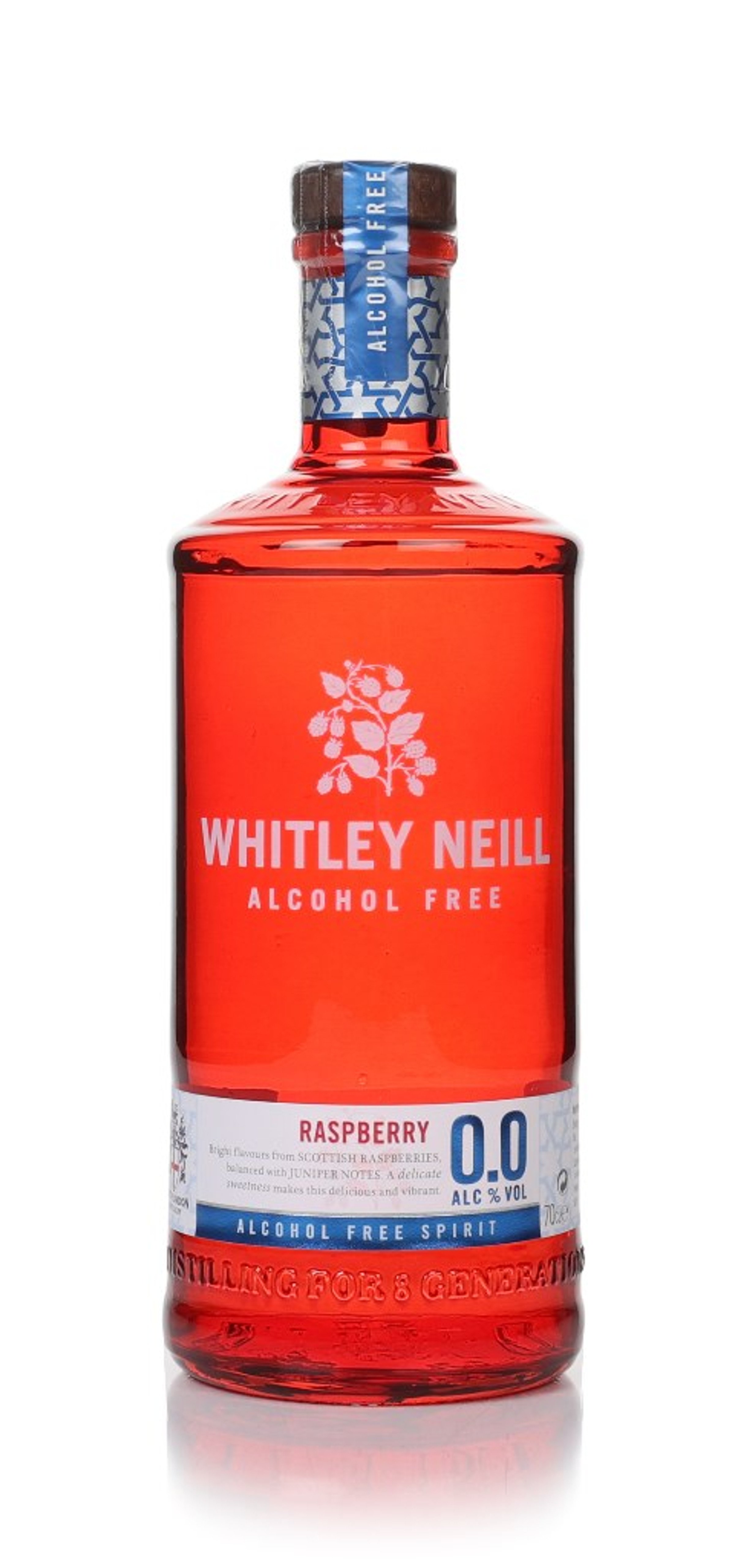 Whitley Neill Raspberry Alcohol Free 70cl