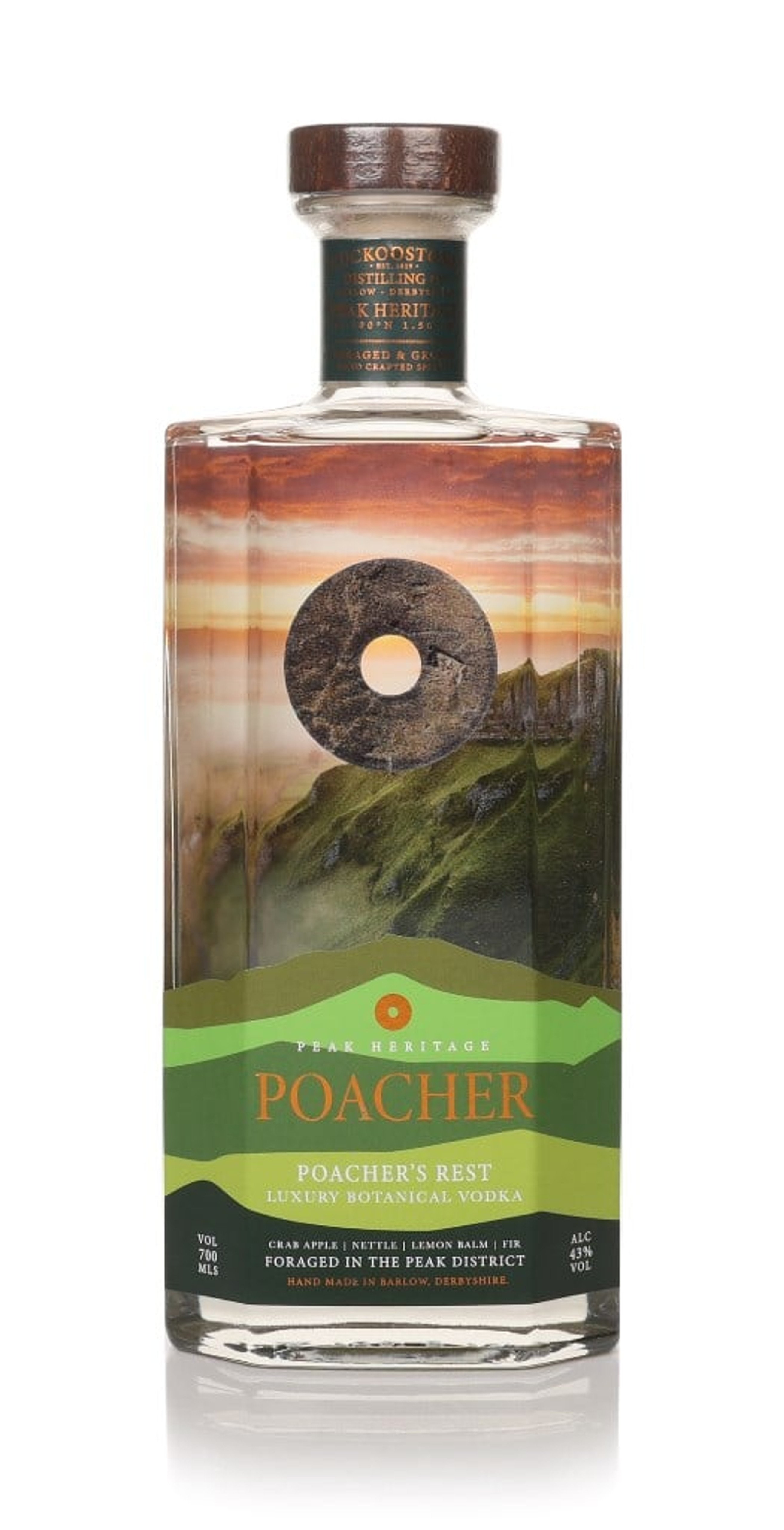 Peak Heritage Poacher's Rest Botanical Vodka 70cl