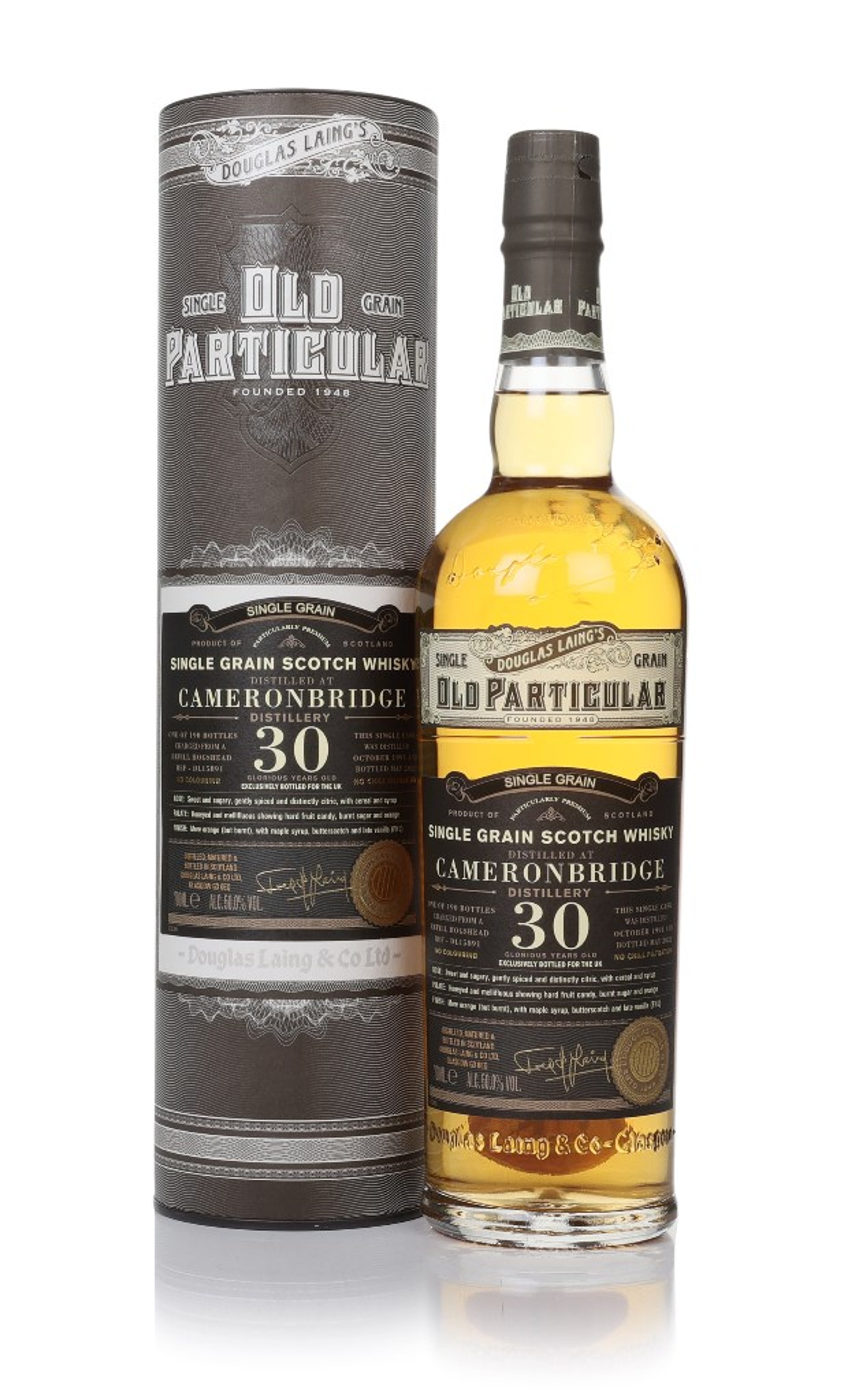 Cameronbridge 30 Year Old 1991 (cask 15891) - Old Particular (Douglas Laing) 70cl