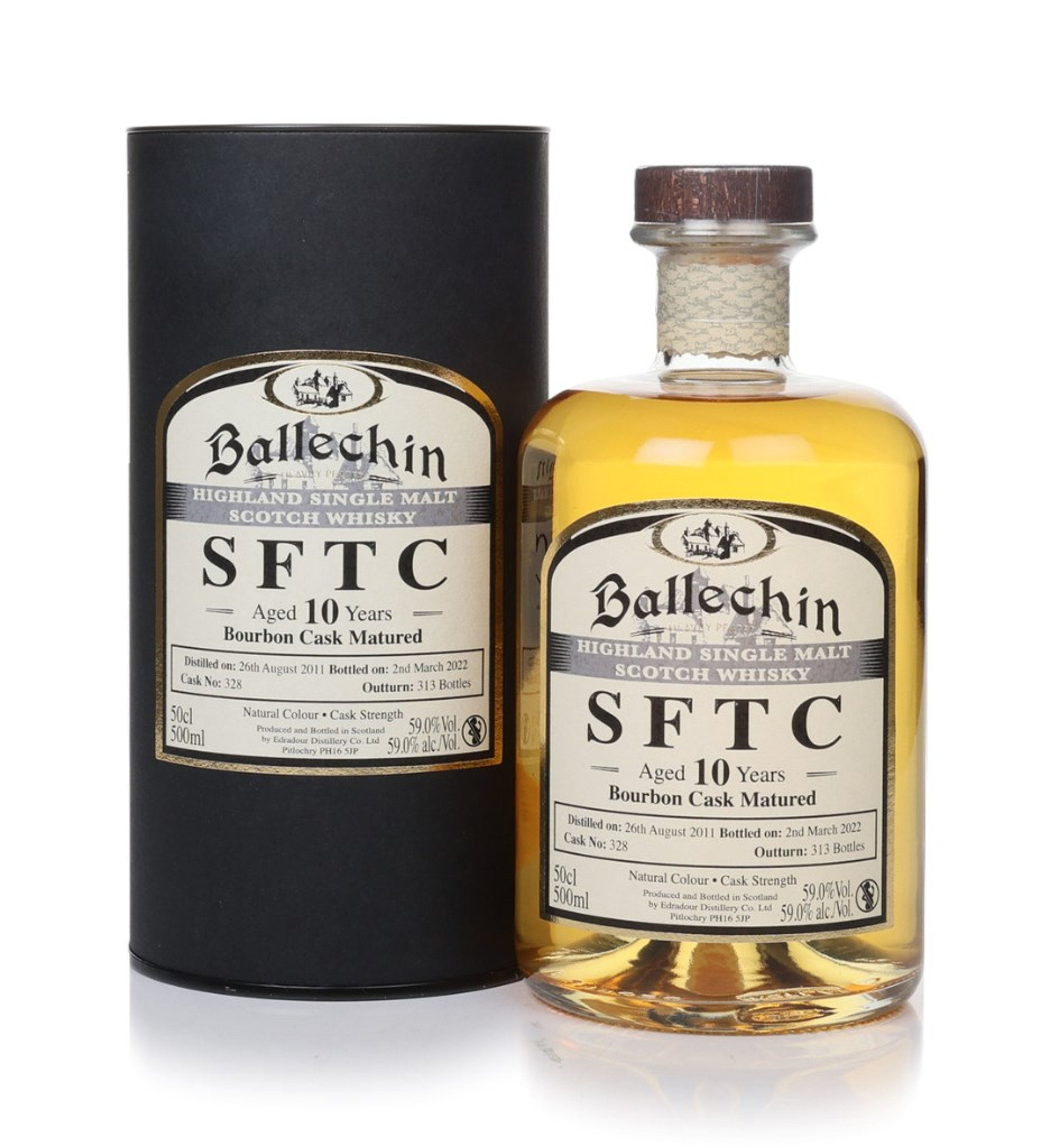 Ballechin 10 Year Old 2011 (cask 328) - Straight From The Cask 50cl