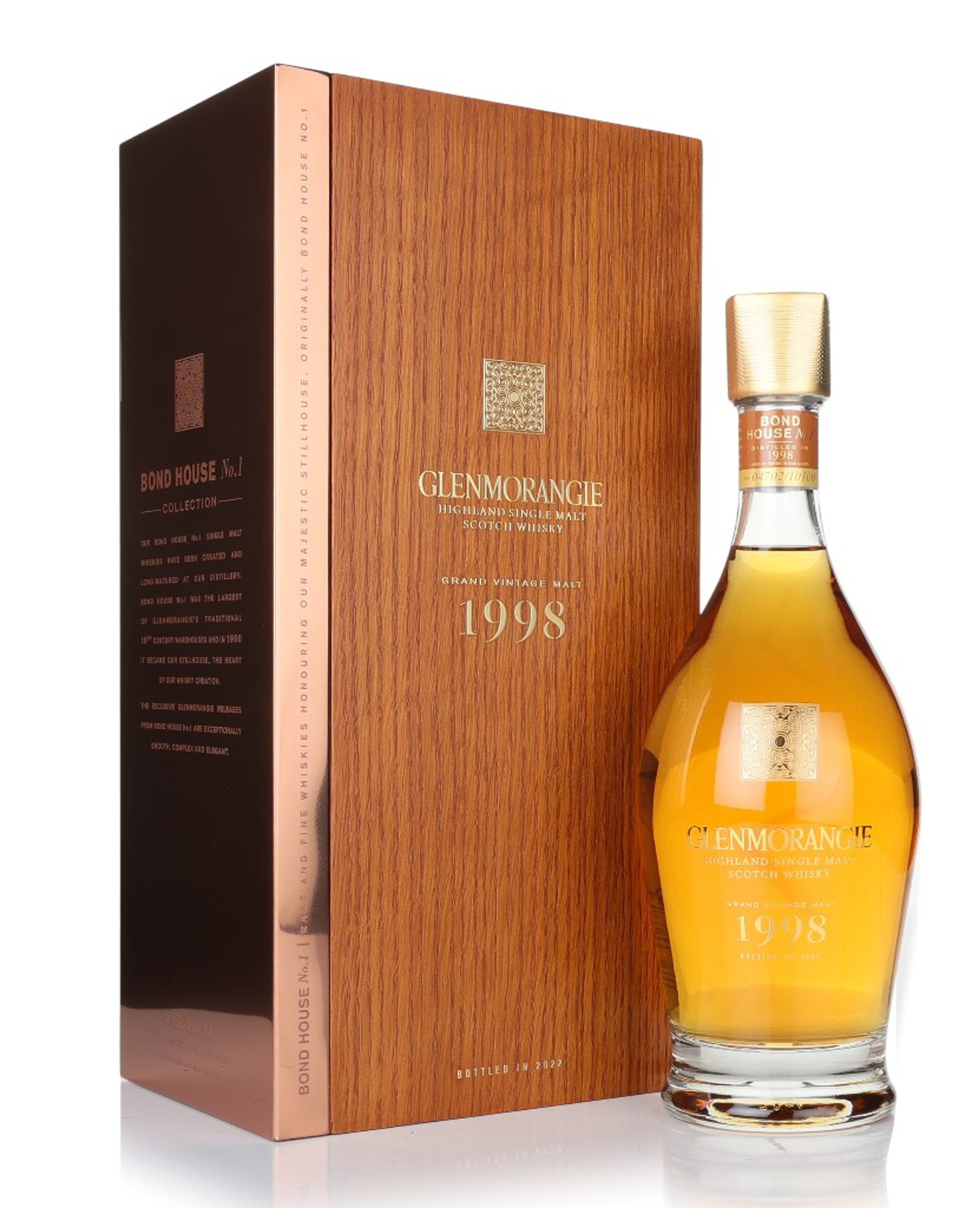 Glenmorangie Grand Vintage Malt 1998 (bottled 2022) - Bond House No.1 70cl