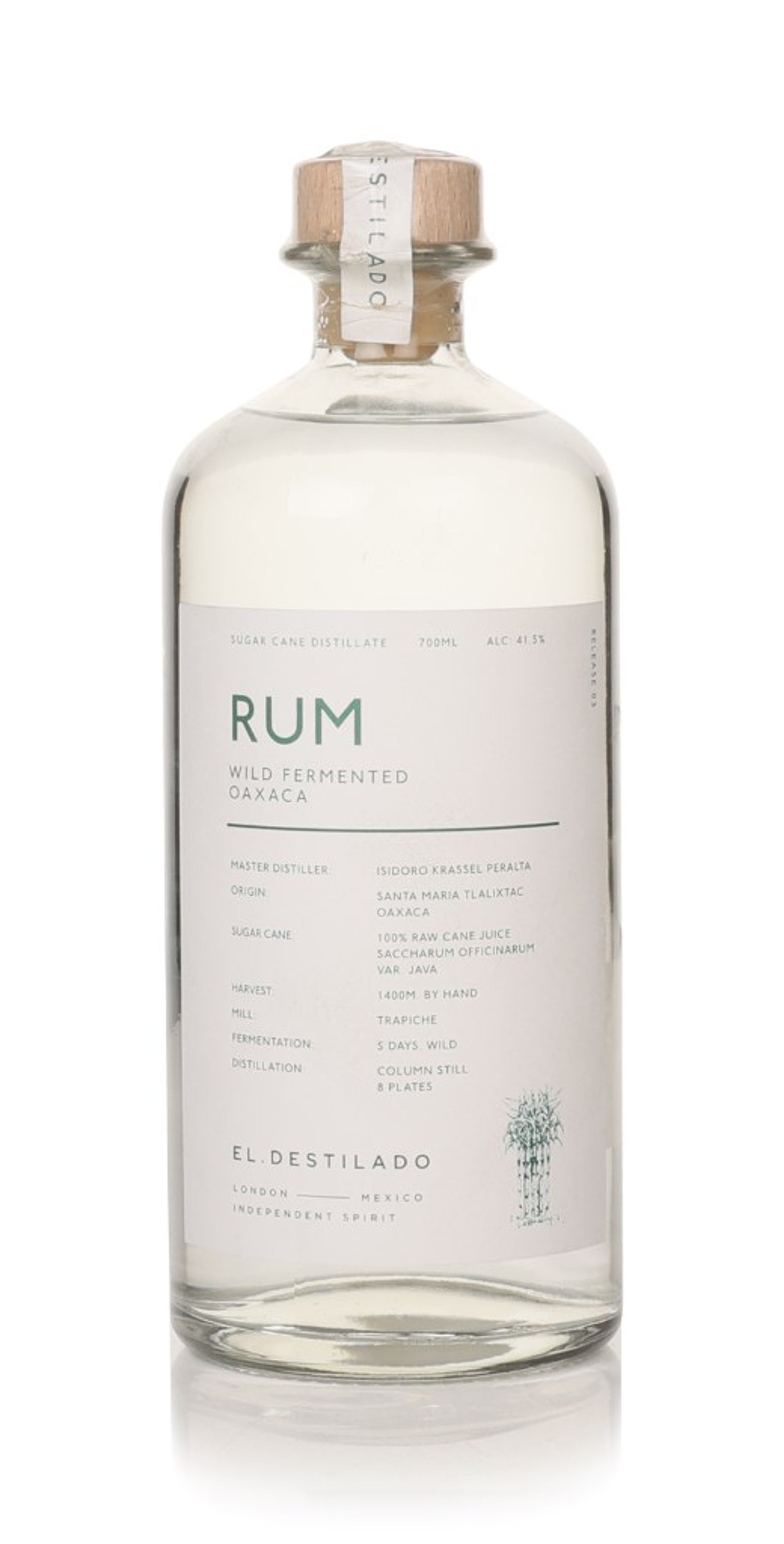 El Destilado Wild Fermented Oaxacan Rum 70cl