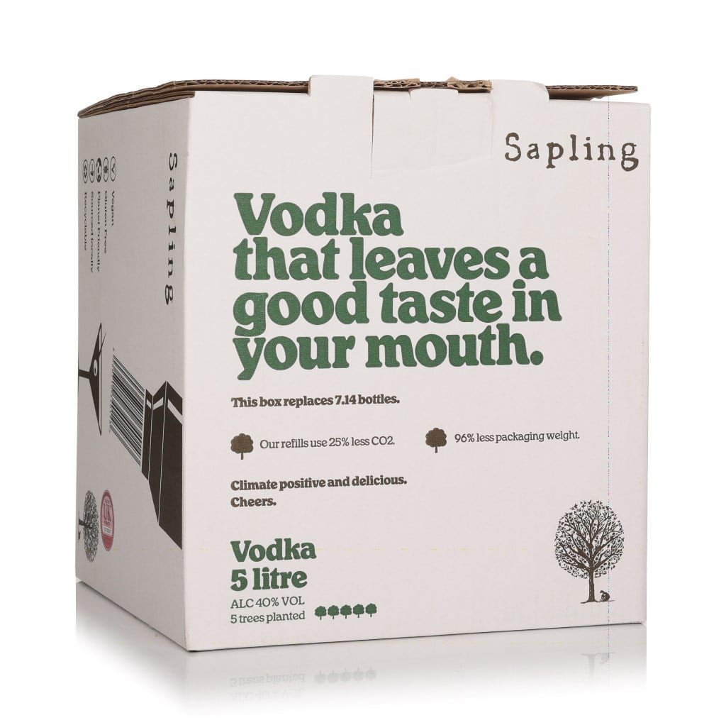 Sapling Vodka Bag in Box (5L) 500cl