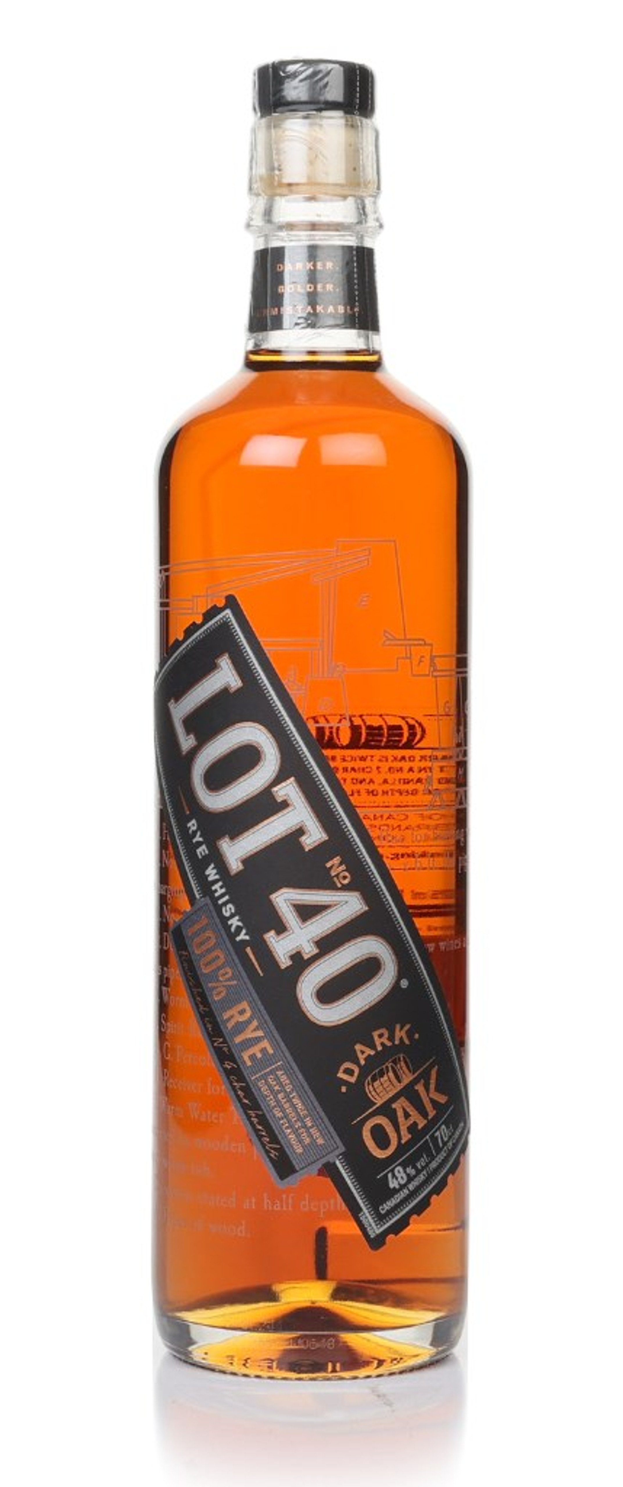 Lot 40 Dark Oak 70cl